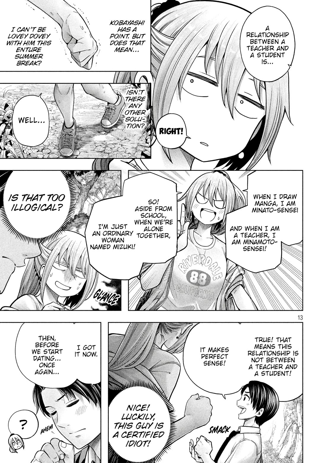 Why are you here Sensei!? Chapter 114 page 14 - Chapter 114: A KISS, for next time