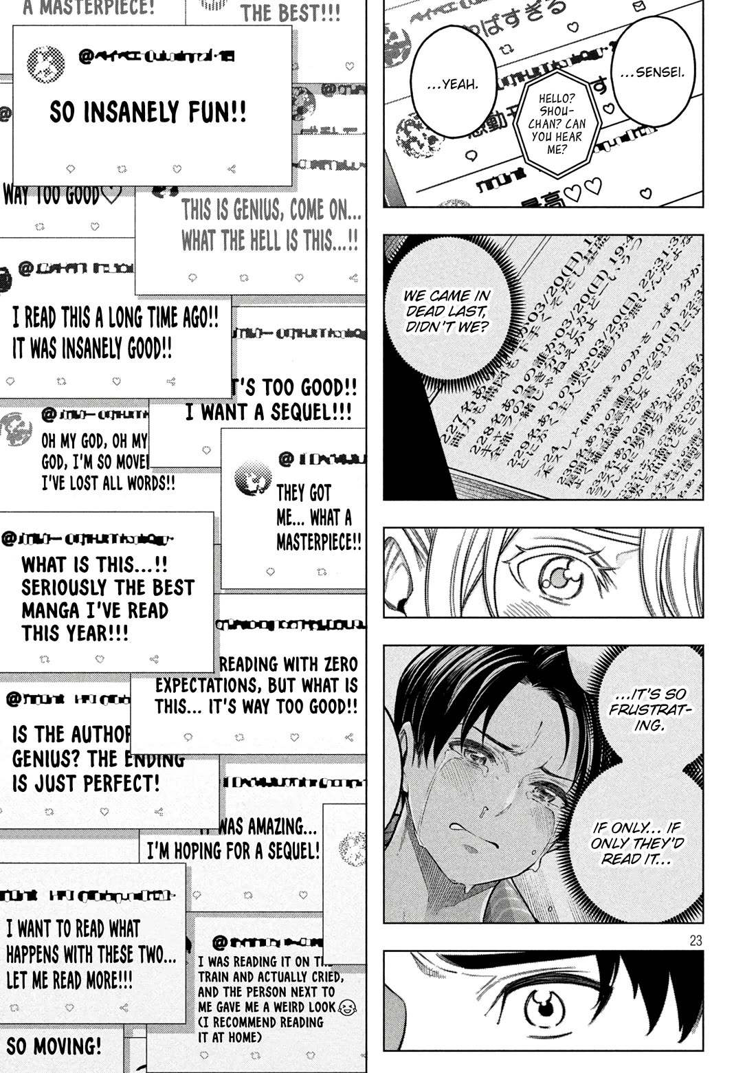 Why are you here Sensei!? Chapter 120 page 24 - Chapter 120: Life is full of UPS and DOWNS I think [END]