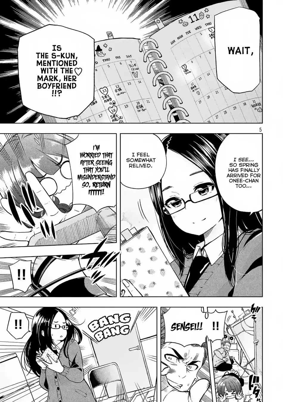 Why are you here Sensei!? Chapter 17 page 6 - Chapter 17: School-Wide Broadcast