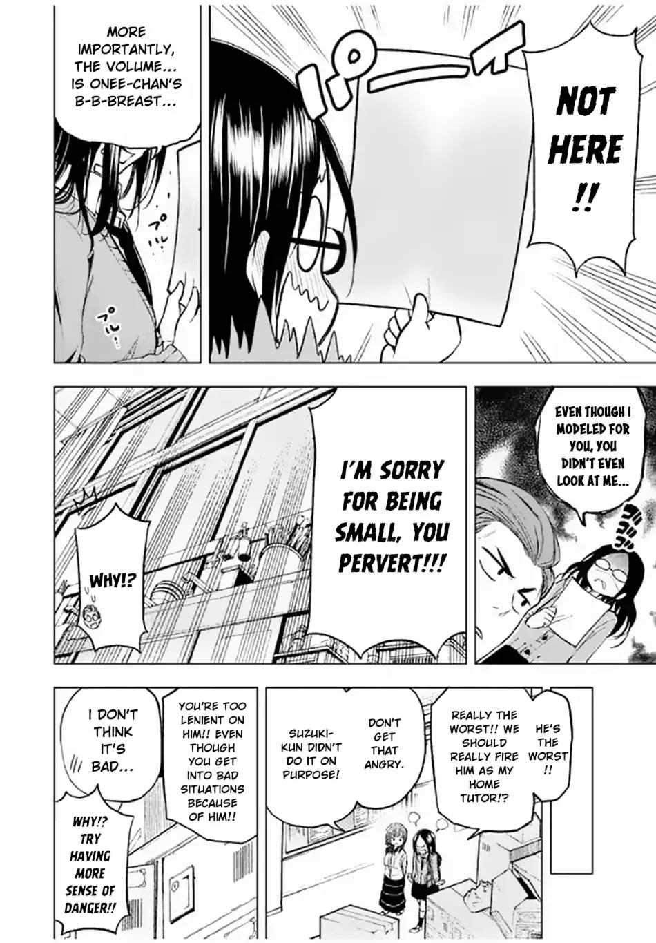 Why are you here Sensei!? Chapter 19 page 14 - Chapter 19: Period-Pincer Boobs