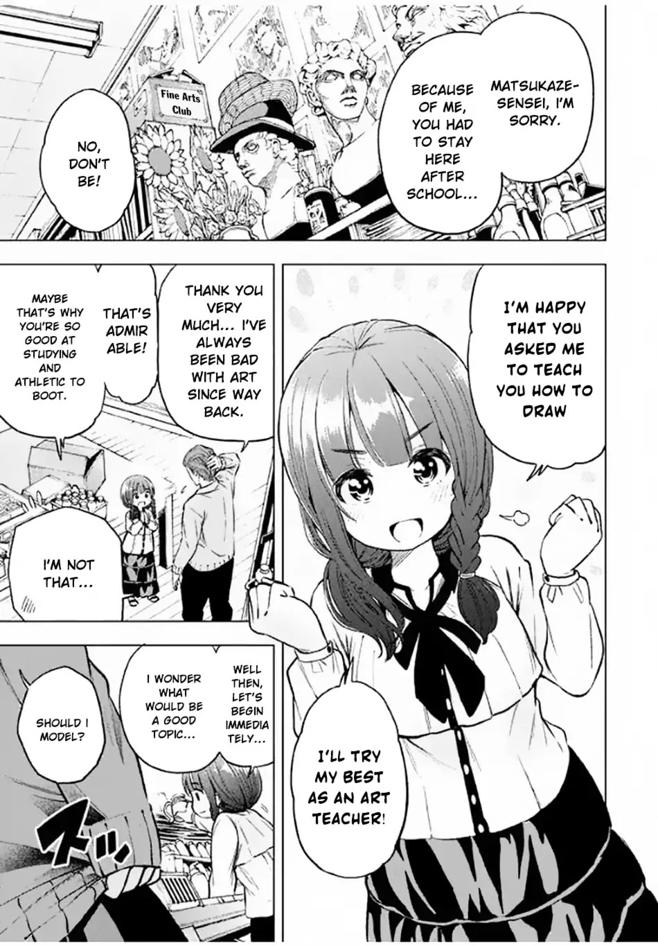 Why are you here Sensei!? Chapter 19 page 4 - Chapter 19: Period-Pincer Boobs