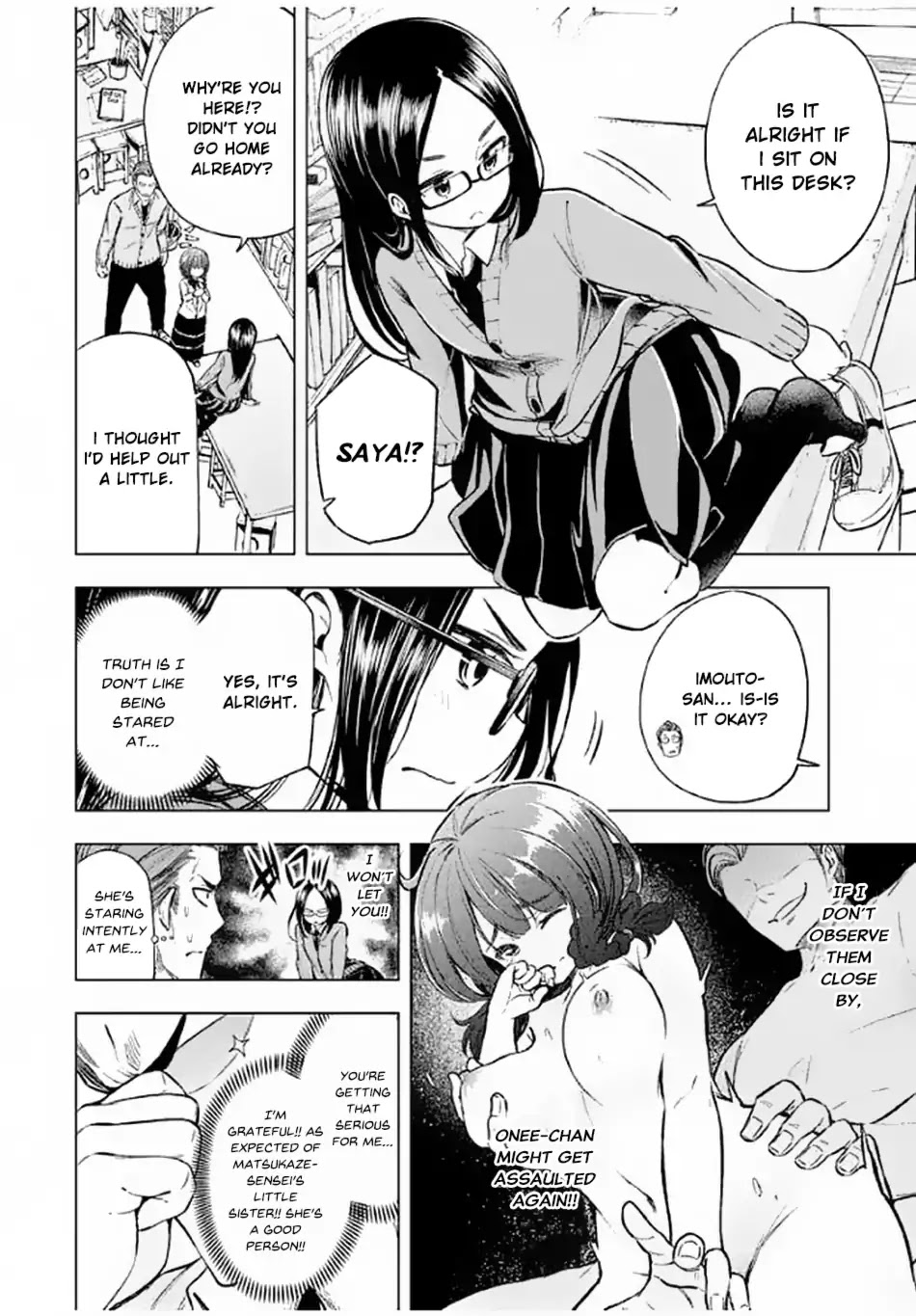 Why are you here Sensei!? Chapter 19 page 5 - Chapter 19: Period-Pincer Boobs