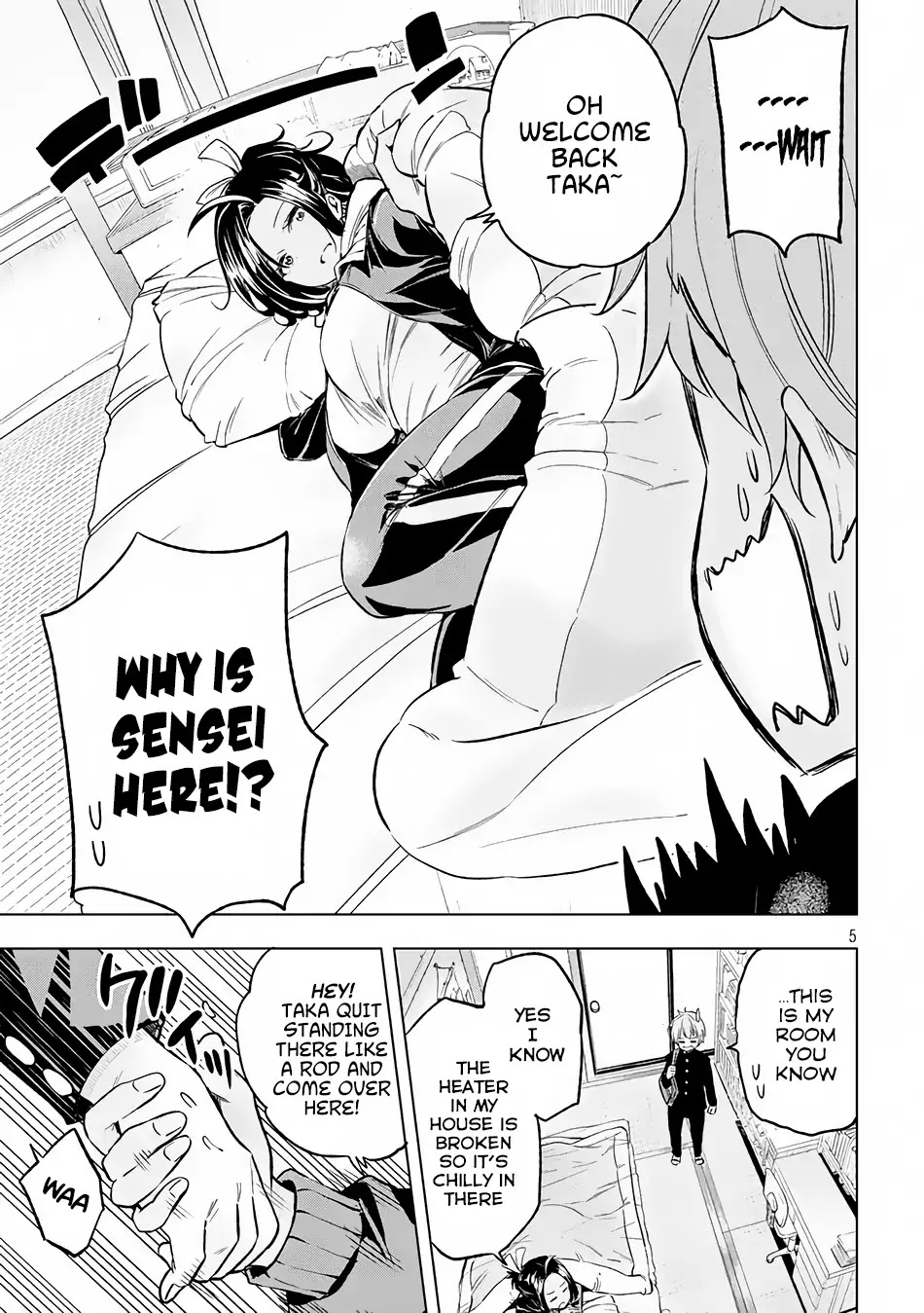 Why are you here Sensei!? Chapter 21 page 6 - Chapter 21