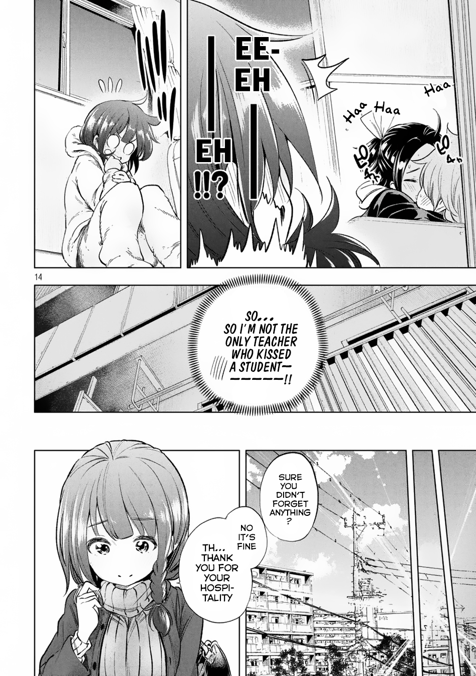Why are you here Sensei!? Chapter 24 page 14 - Chapter 24: kissing-link
