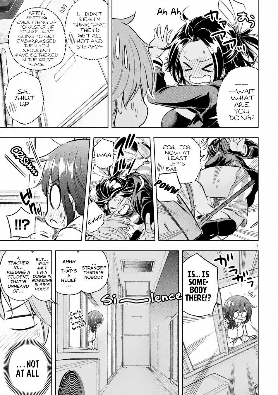 Why are you here Sensei!? Chapter 24 page 8 - Chapter 24: kissing-link
