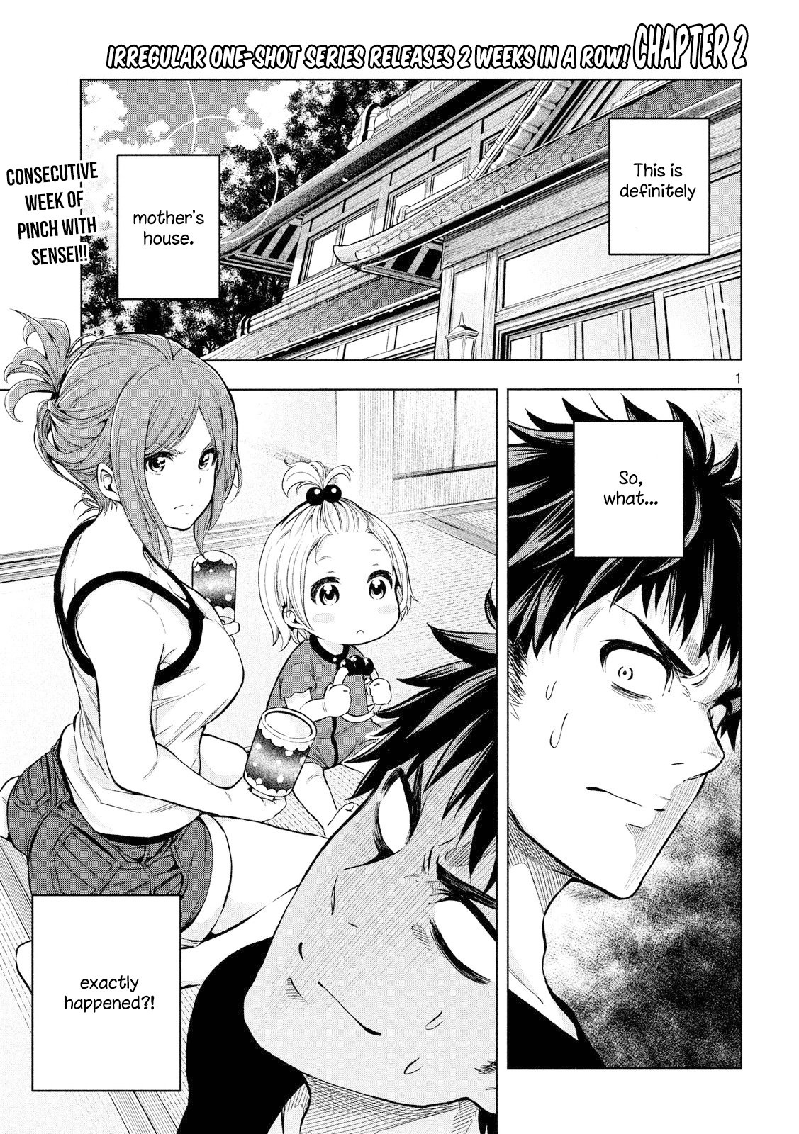 Why are you here Sensei!? Chapter 4 page 2 - Chapter 4: Pineapple Juice