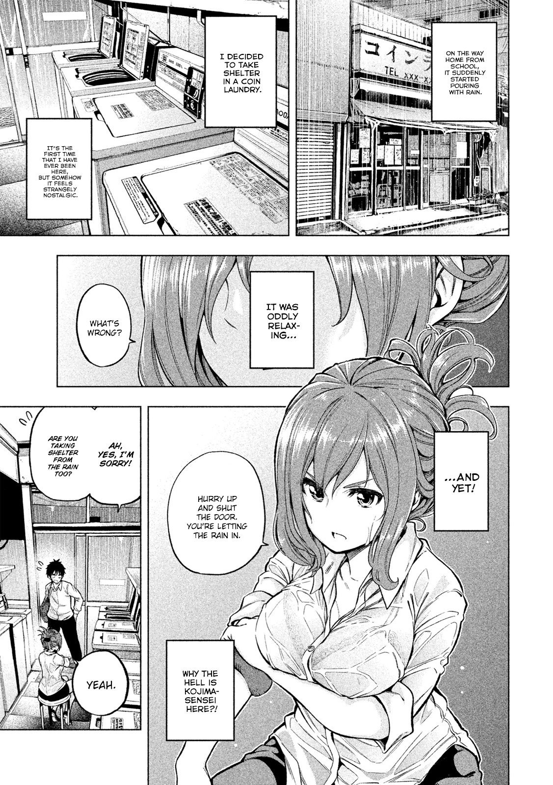 Why are you here Sensei!? Chapter 5 page 4 - Chapter 5: 5th Period - Getting Wet with Sensei