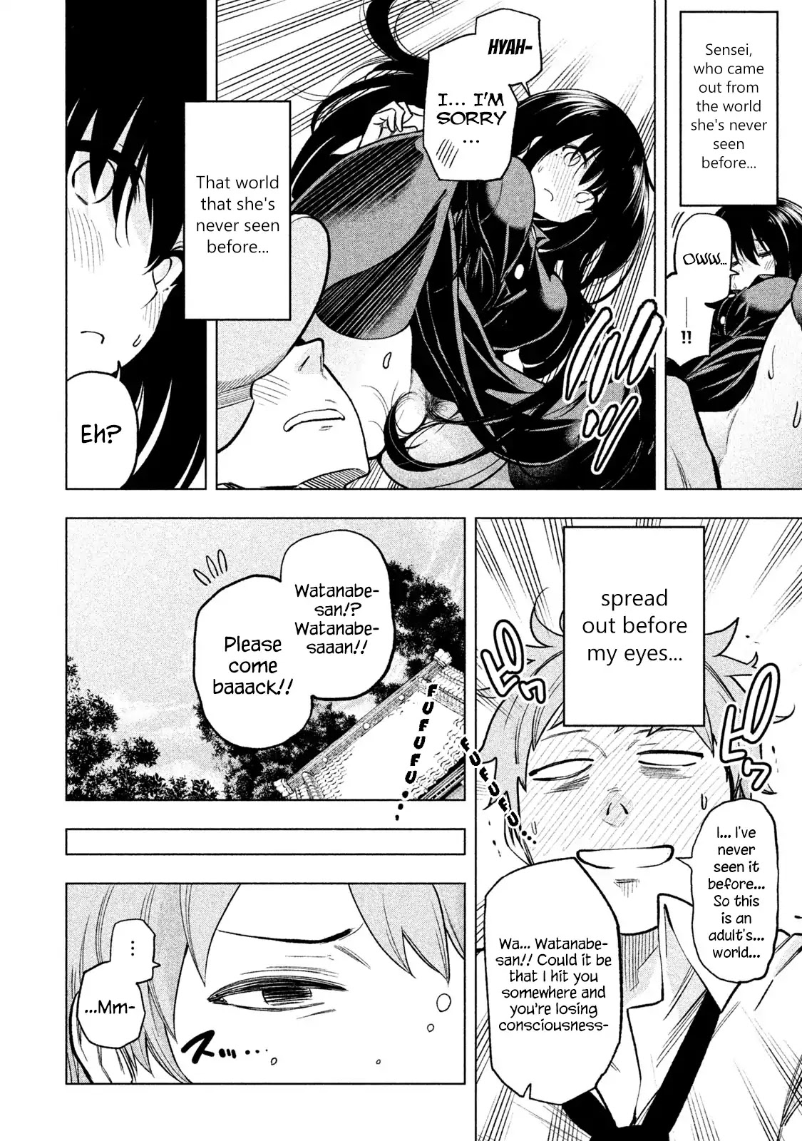 Why are you here Sensei!? Chapter 52 page 13 - Chapter 52: The Watch THAT Project