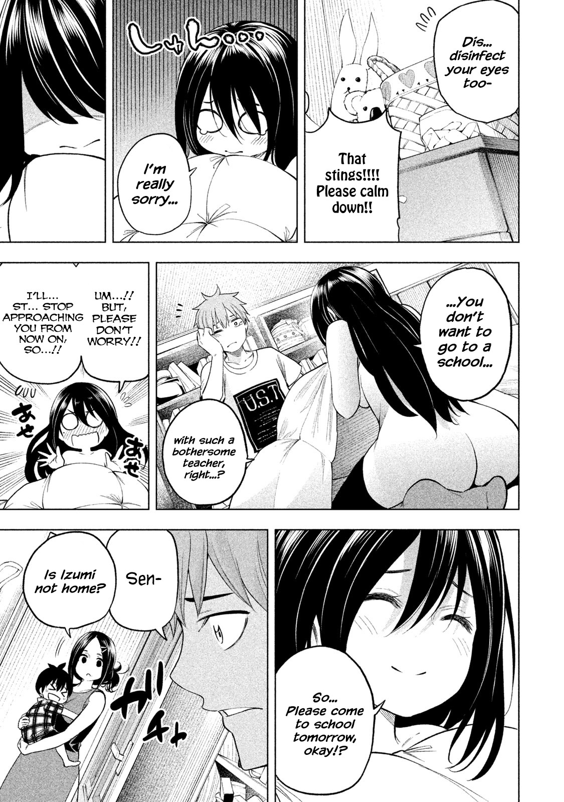 Why are you here Sensei!? Chapter 58 page 14 - Chapter 58: Pantie Stripping