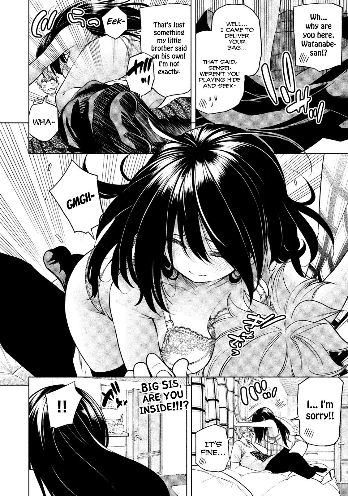 Why are you here Sensei!? Chapter 58 page 6 - Chapter 58: Pantie Stripping