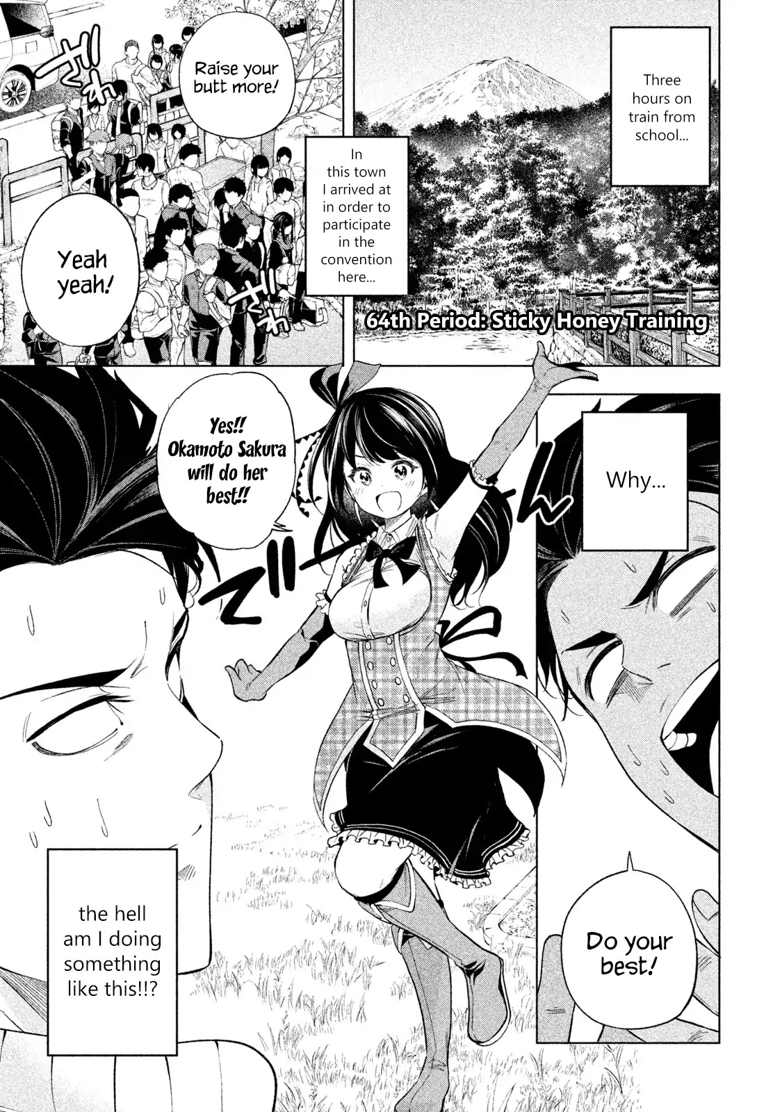Why are you here Sensei!? Chapter 64 page 1 - Chapter 64: Sticky Honey Training