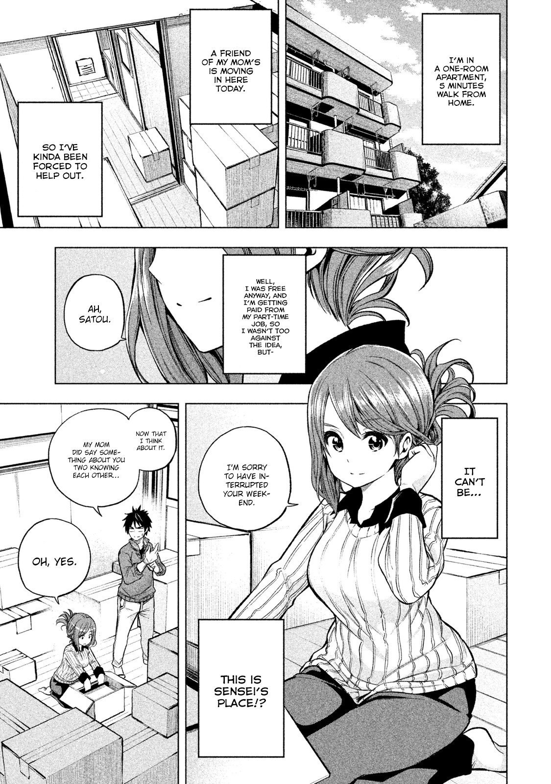 Why are you here Sensei!? Chapter 7 page 4 - Chapter 7: 7th Period - Becoming an Adult