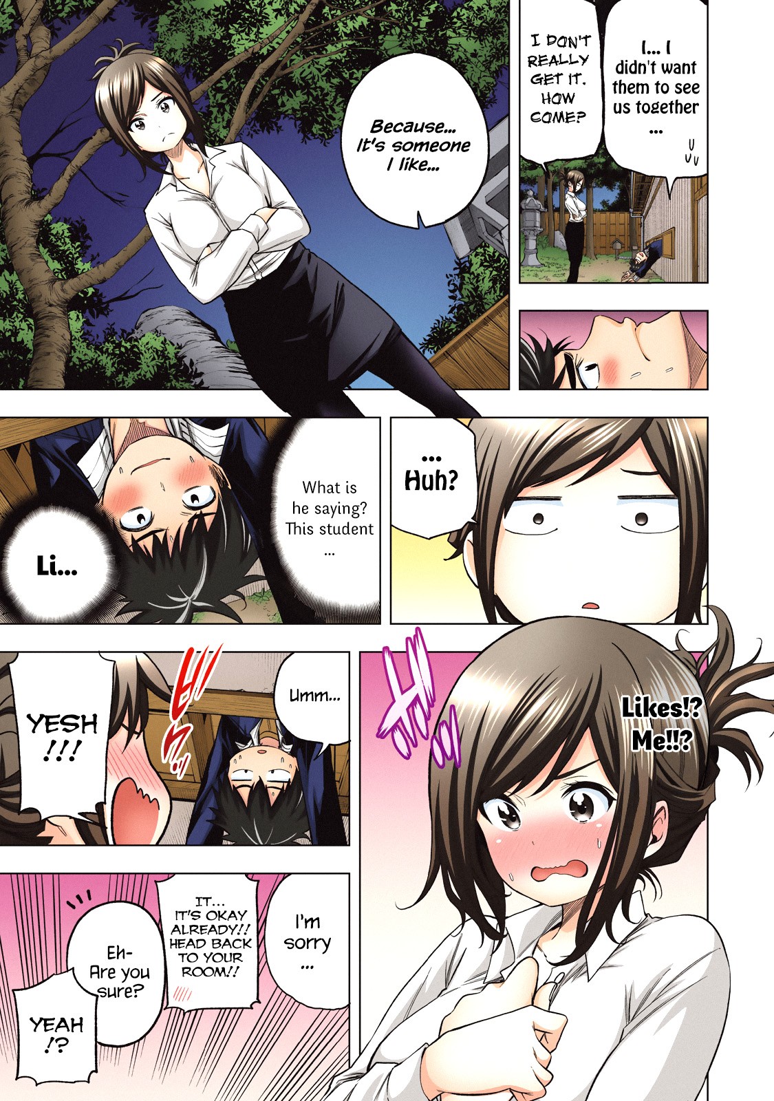 Why are you here Sensei!? Chapter 70.1 page 12 - Chapter 70.1