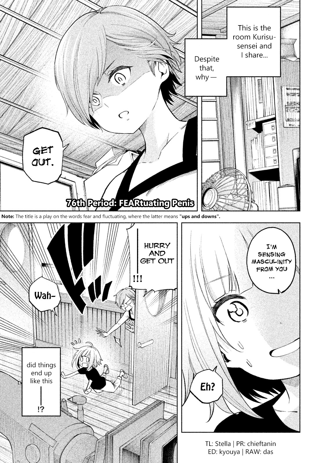 Why are you here Sensei!? Chapter 76 page 1 - Chapter 76: FEARtuating Penis