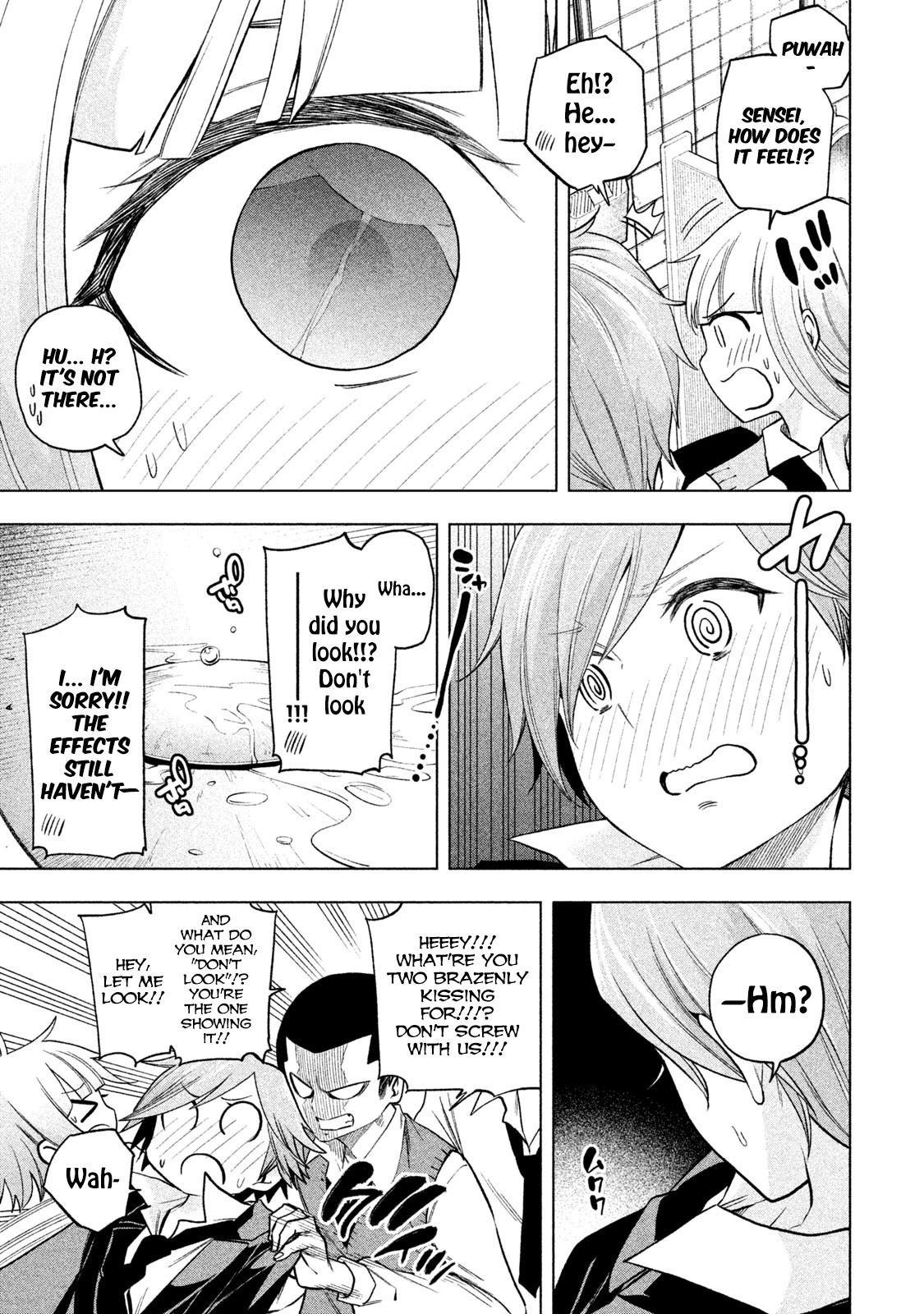 Why are you here Sensei!? Chapter 77 page 13 - Chapter 77: I Can't Go (to the Toilet) With a Man!