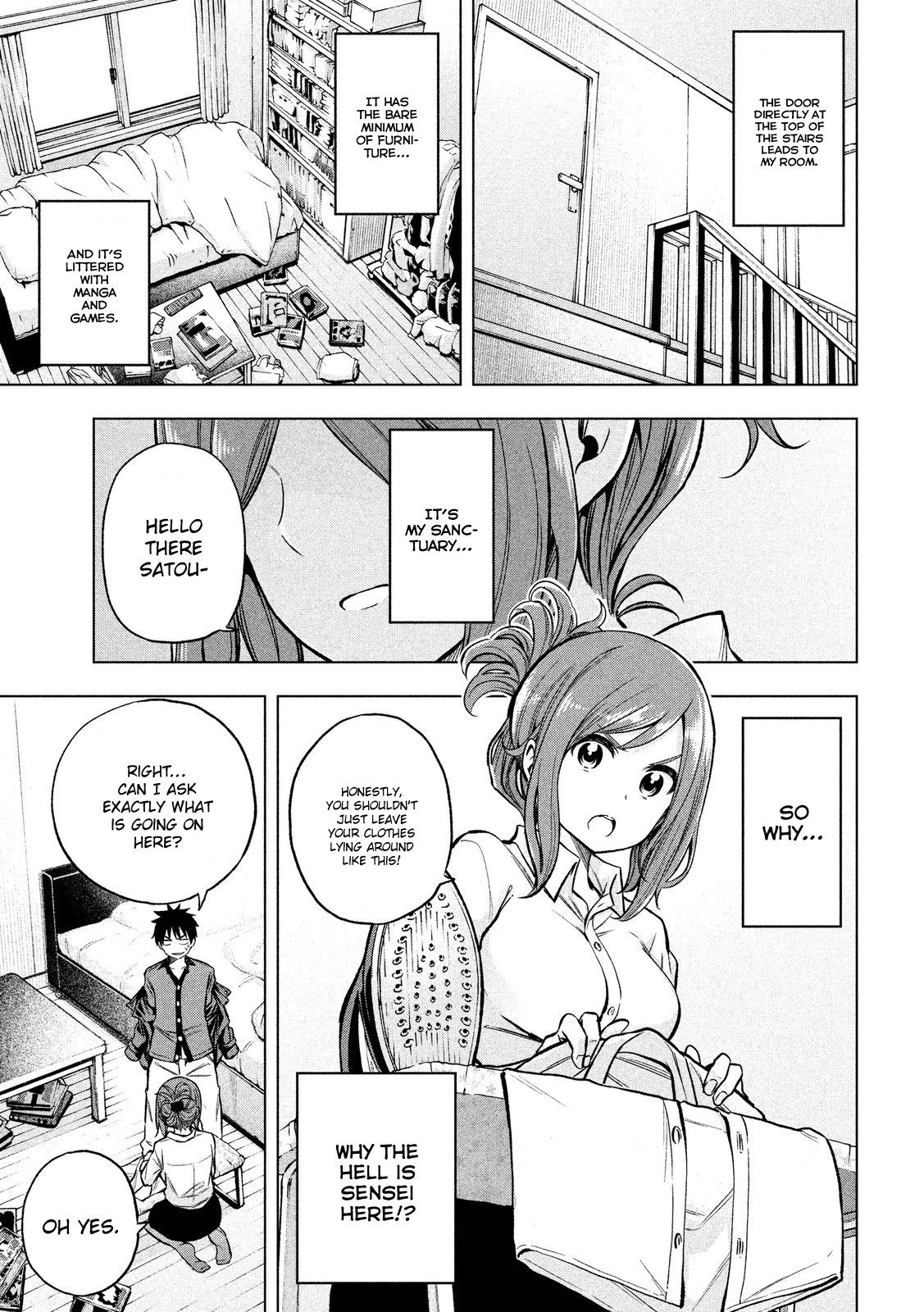 Why are you here Sensei!? Chapter 8 page 4 - Chapter 8: 8th Period - Drunk on Love