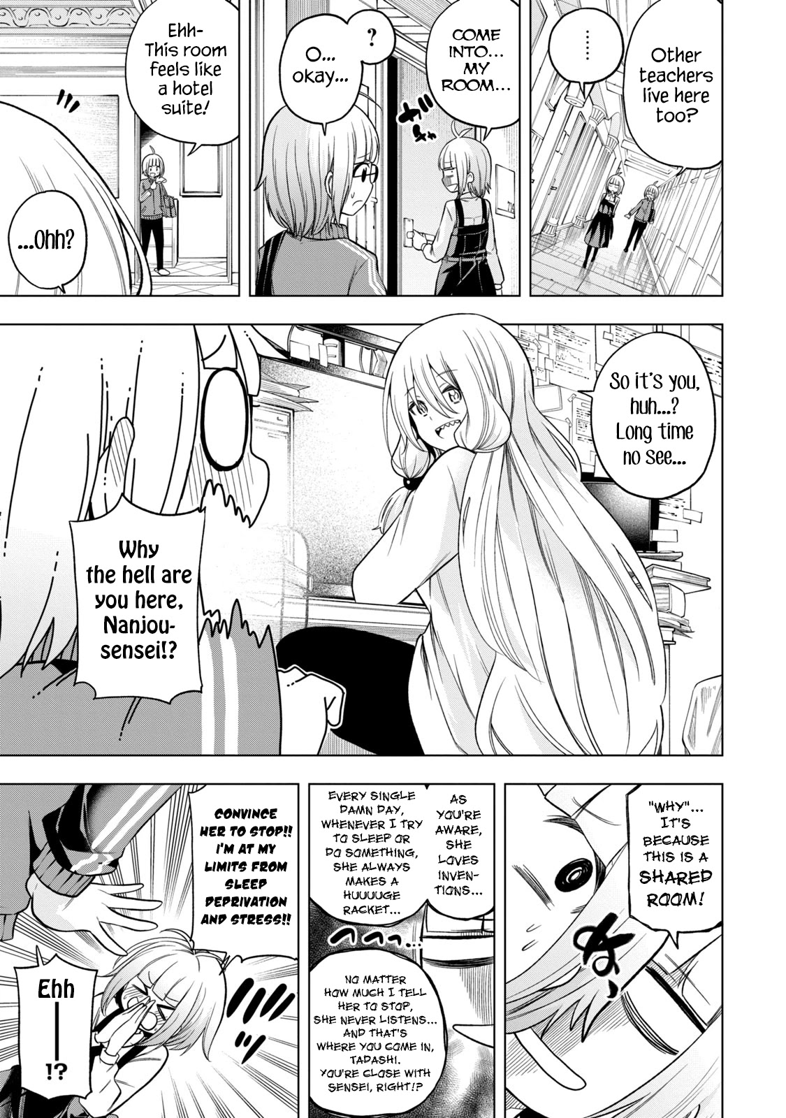 Why are you here Sensei!? Chapter 81 page 8 - Chapter 81: ANALyze
