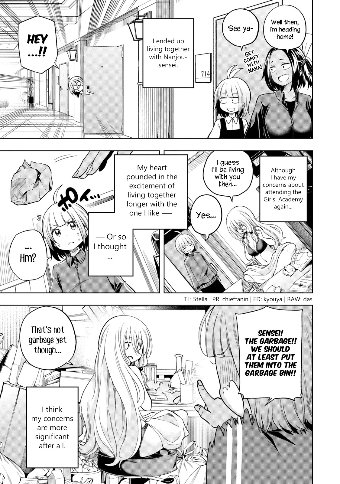 Why are you here Sensei!? Chapter 82 page 1 - Chapter 82: PrASStine