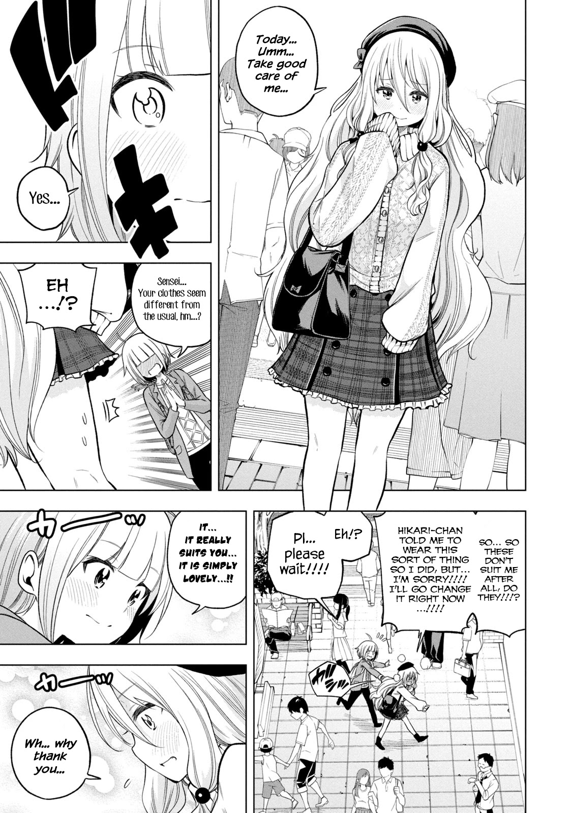 Why are you here Sensei!? Chapter 85 page 3 - Chapter 85: Dating SpoTIGHT
