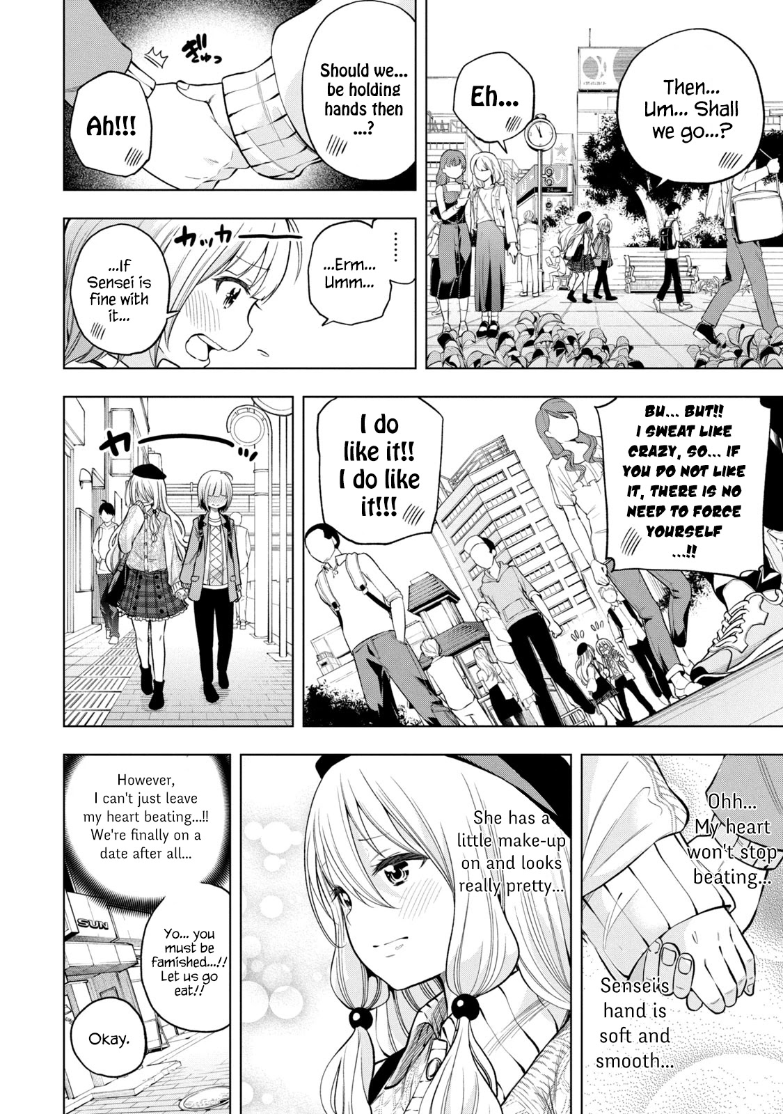 Why are you here Sensei!? Chapter 85 page 4 - Chapter 85: Dating SpoTIGHT