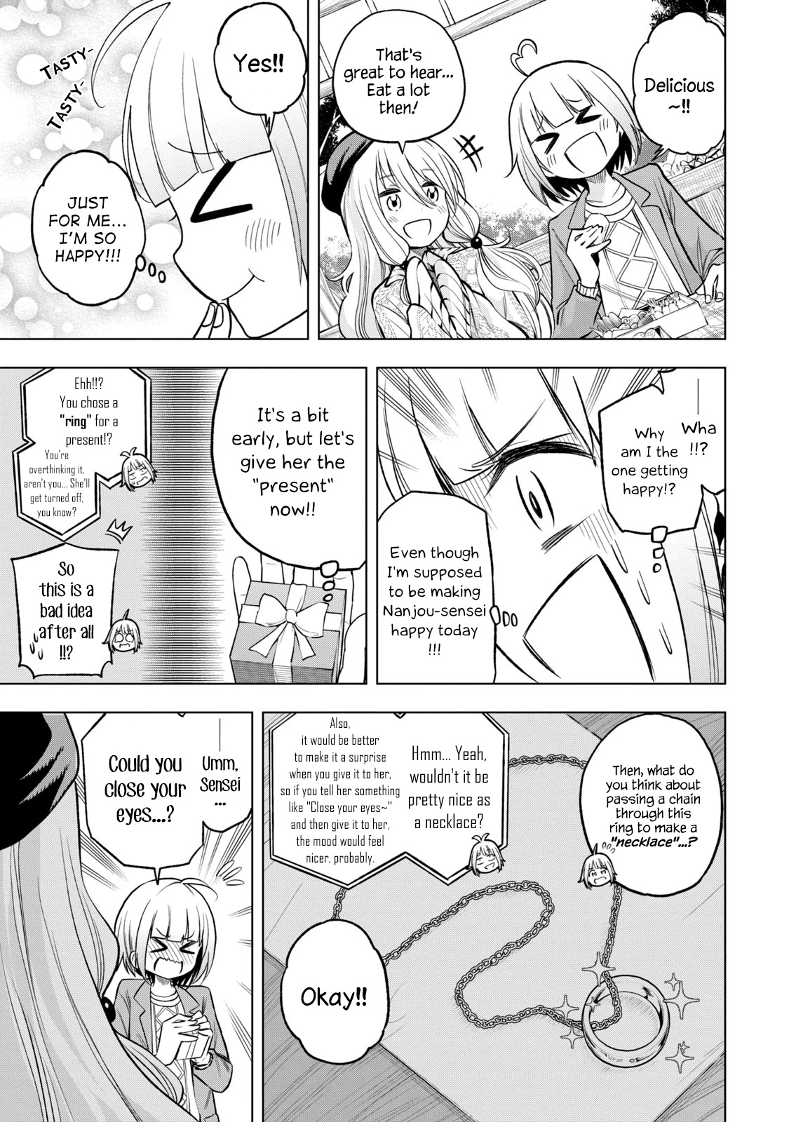 Why are you here Sensei!? Chapter 85 page 7 - Chapter 85: Dating SpoTIGHT