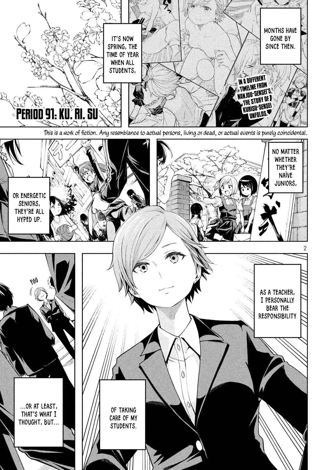 Why are you here Sensei!? Chapter 91 page 3 - Chapter 91: Ku. Ri. Su
