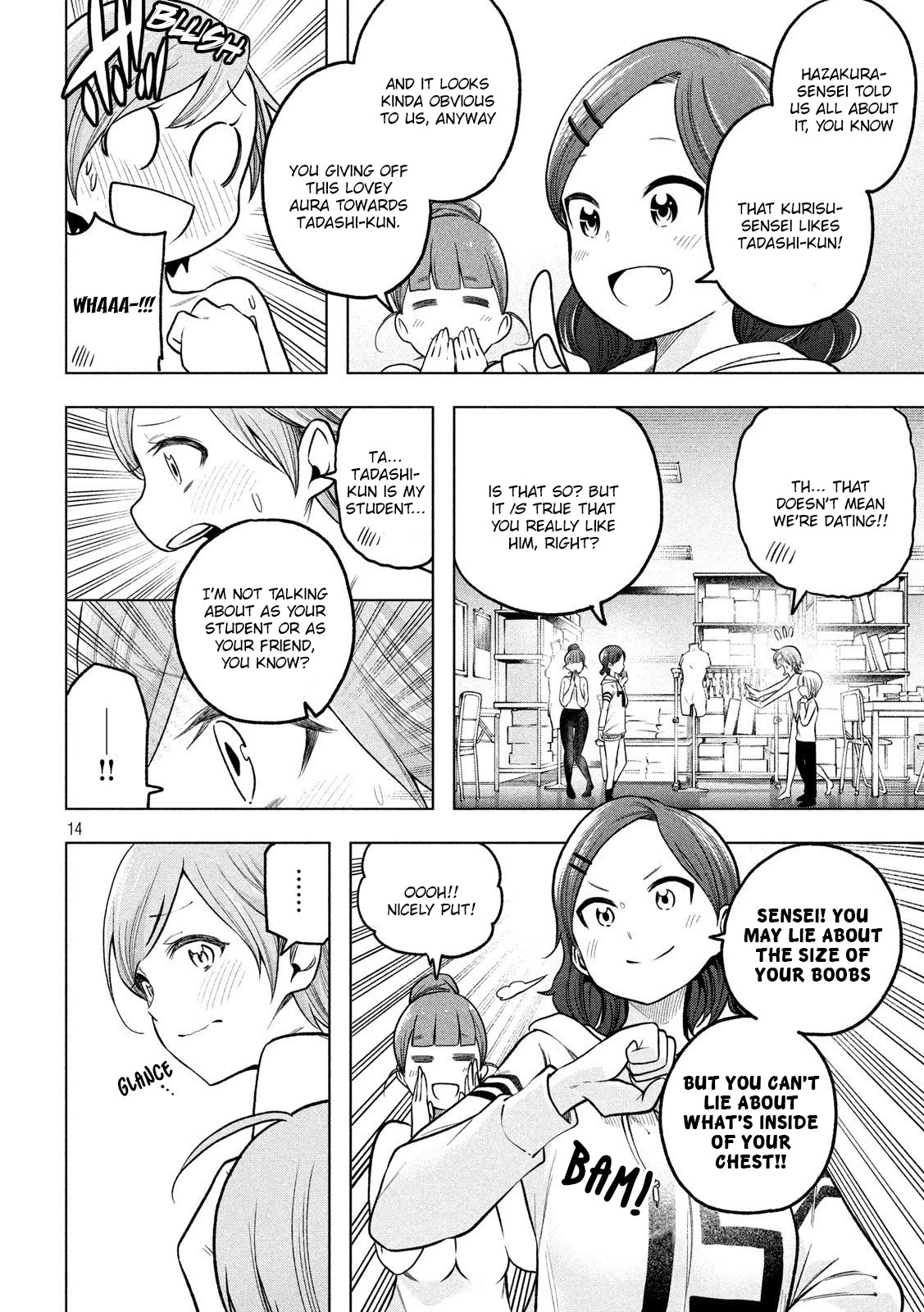 Why are you here Sensei!? Chapter 95 page 14 - Chapter 95: Fake CUPle