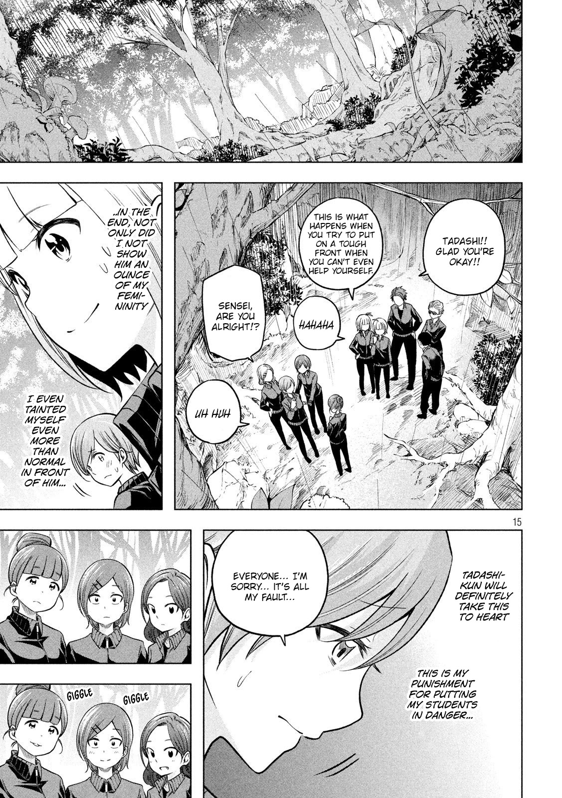 Why are you here Sensei!? Chapter 96 page 15 - Chapter 96: Down A CLITpery Slope
