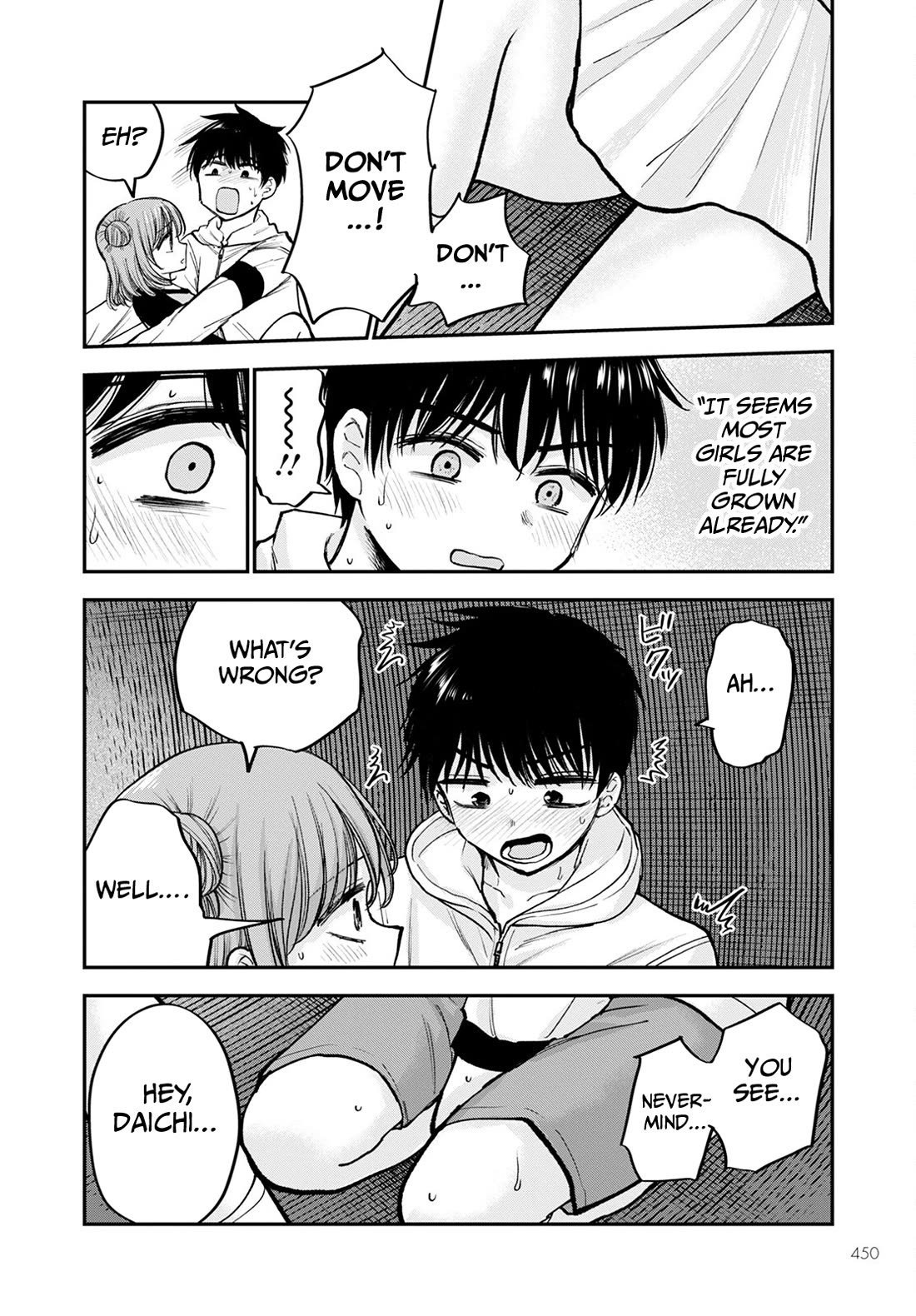 Why Can't We Stay as Children? Chapter 15 page 14 - Chapter 15: Is it bad to look at you with perv eyes?