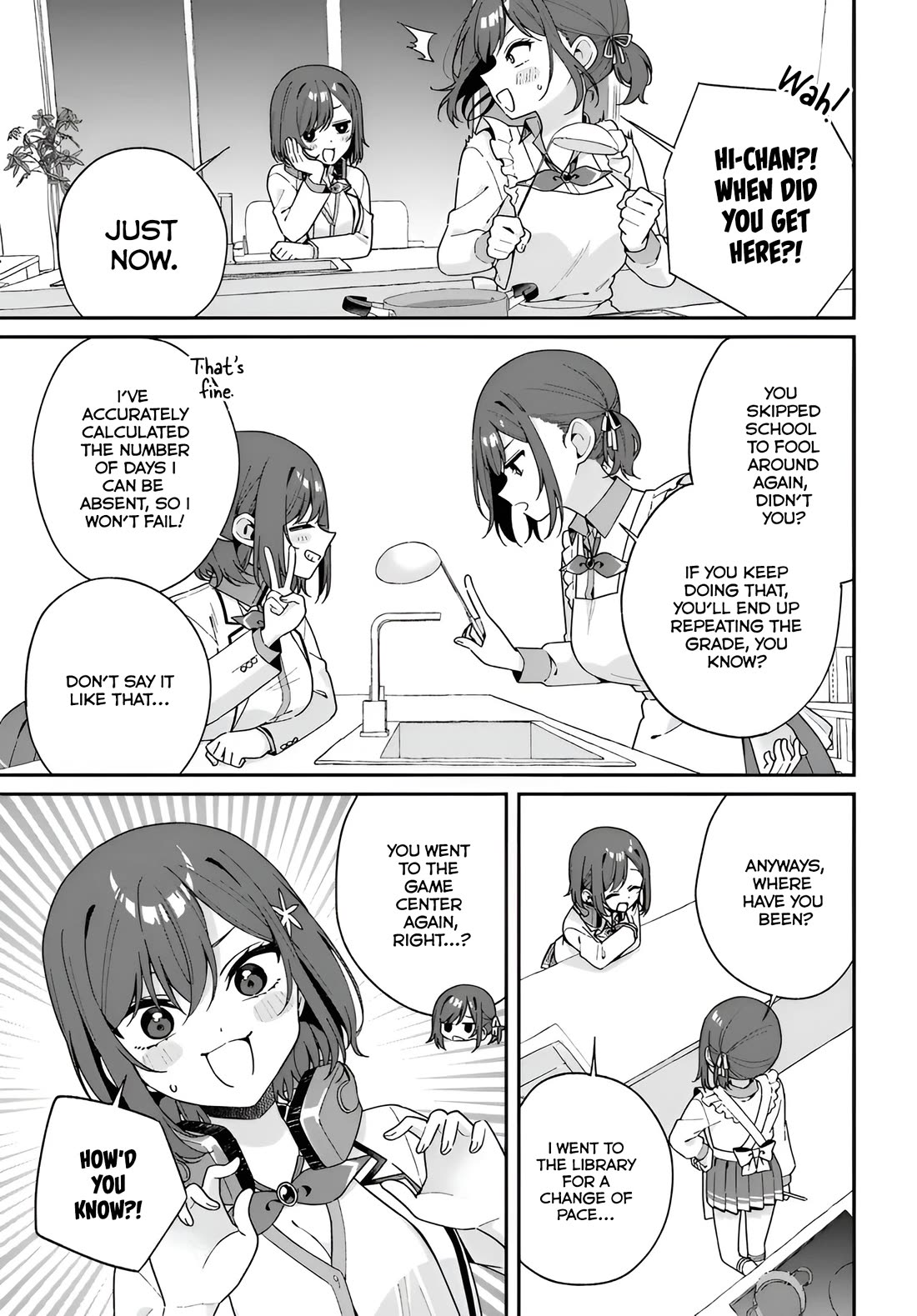 Why Don't You Make the Twins Your "Girlfriend" Together? Chapter 1.5 page 3 - Chapter 1.5: Twin Talk Episode 1: And Their Crushes are…?