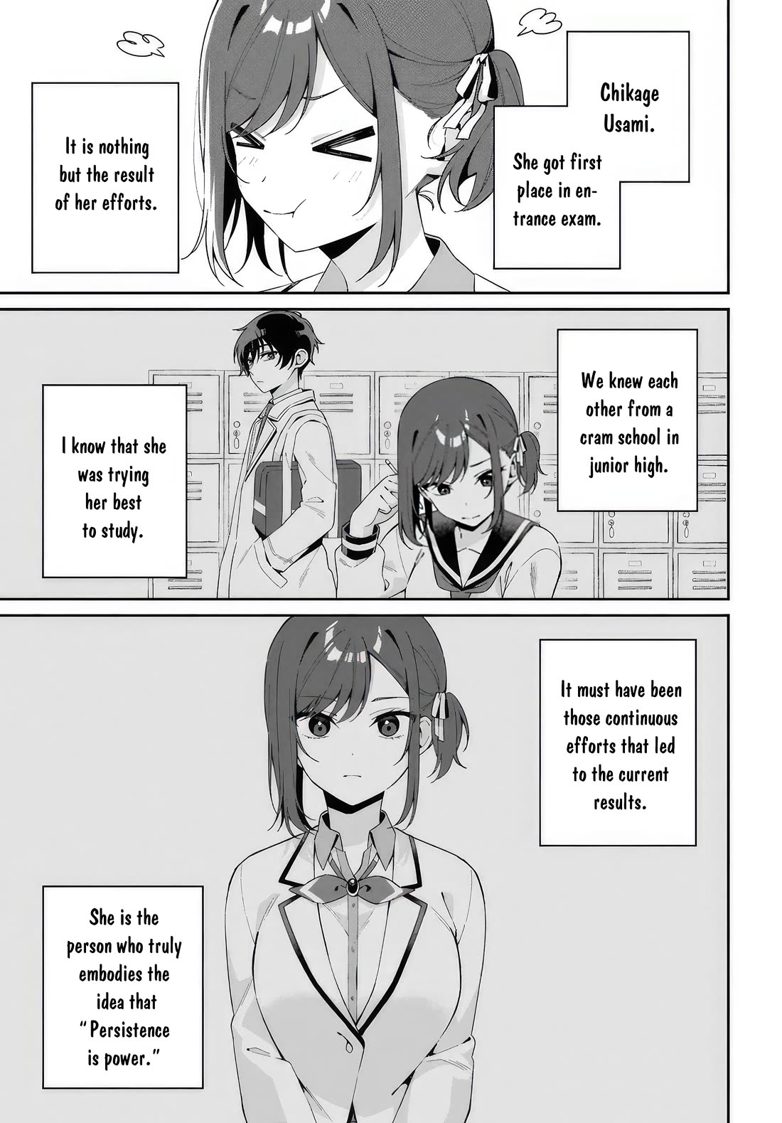 Why Don't You Make the Twins Your "Girlfriend" Together? Chapter 1 page 6 - Chapter 1: Chikage Usami is an honor student...?