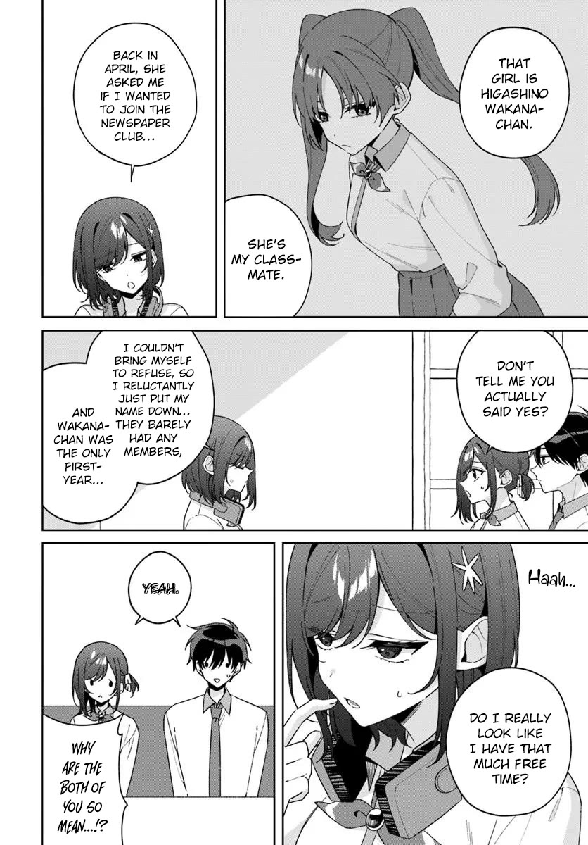 Why Don't You Make the Twins Your "Girlfriend" Together? Chapter 13.1 page 14 - Chapter 13.1: Is Hikari Usami in the newspaper club...?