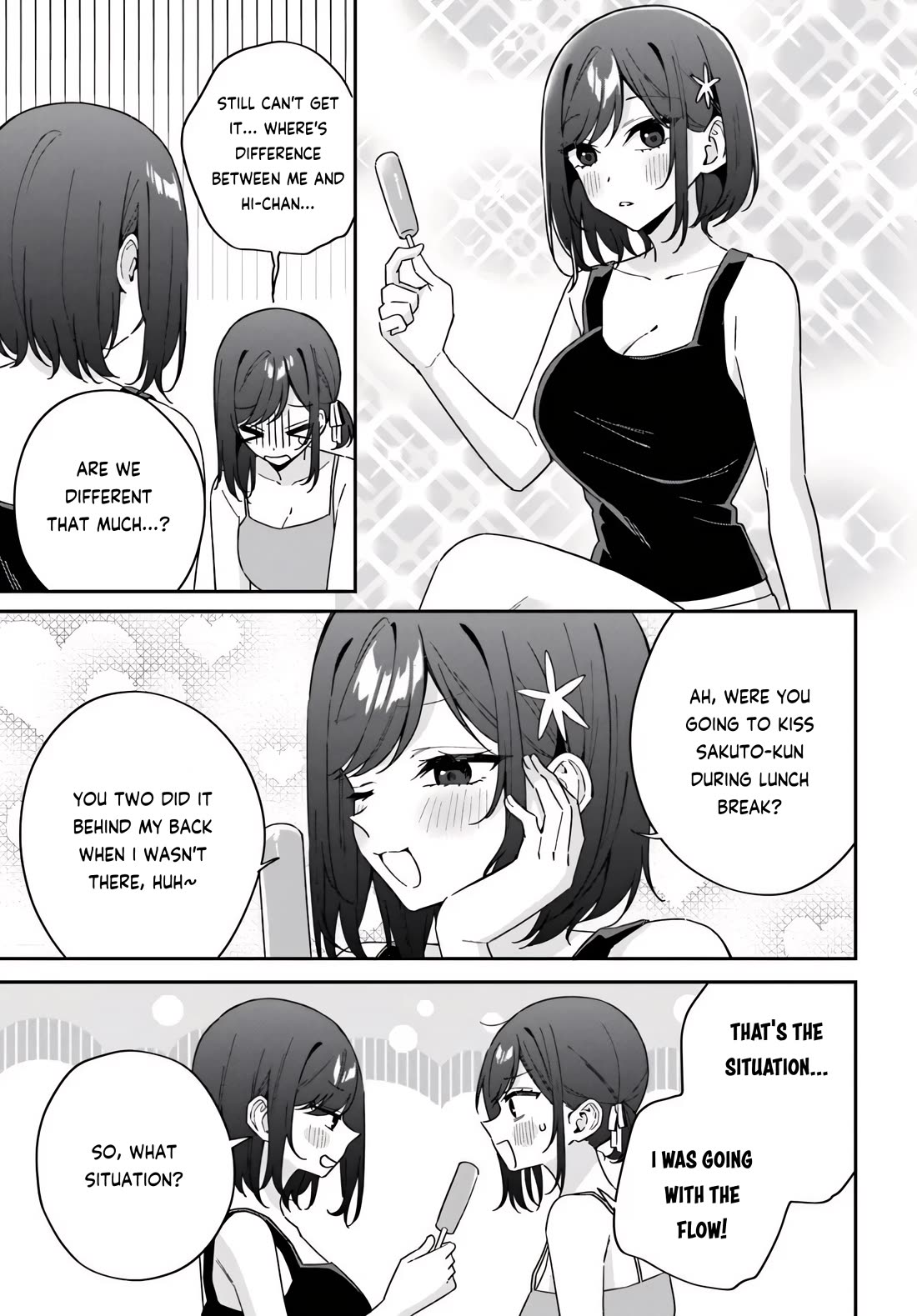 Why Don't You Make the Twins Your "Girlfriend" Together? Chapter 14.5 page 3 - Chapter 14.5: Twin talk (5): For summer...?