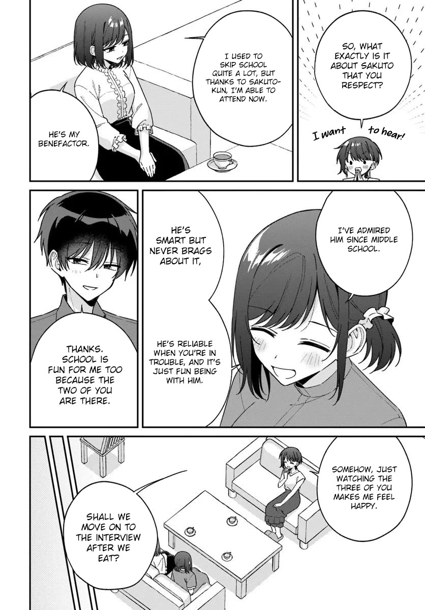 Why Don't You Make the Twins Your "Girlfriend" Together? Chapter 17.1 page 12 - Chapter 17.1: At their boyfriend's house...?