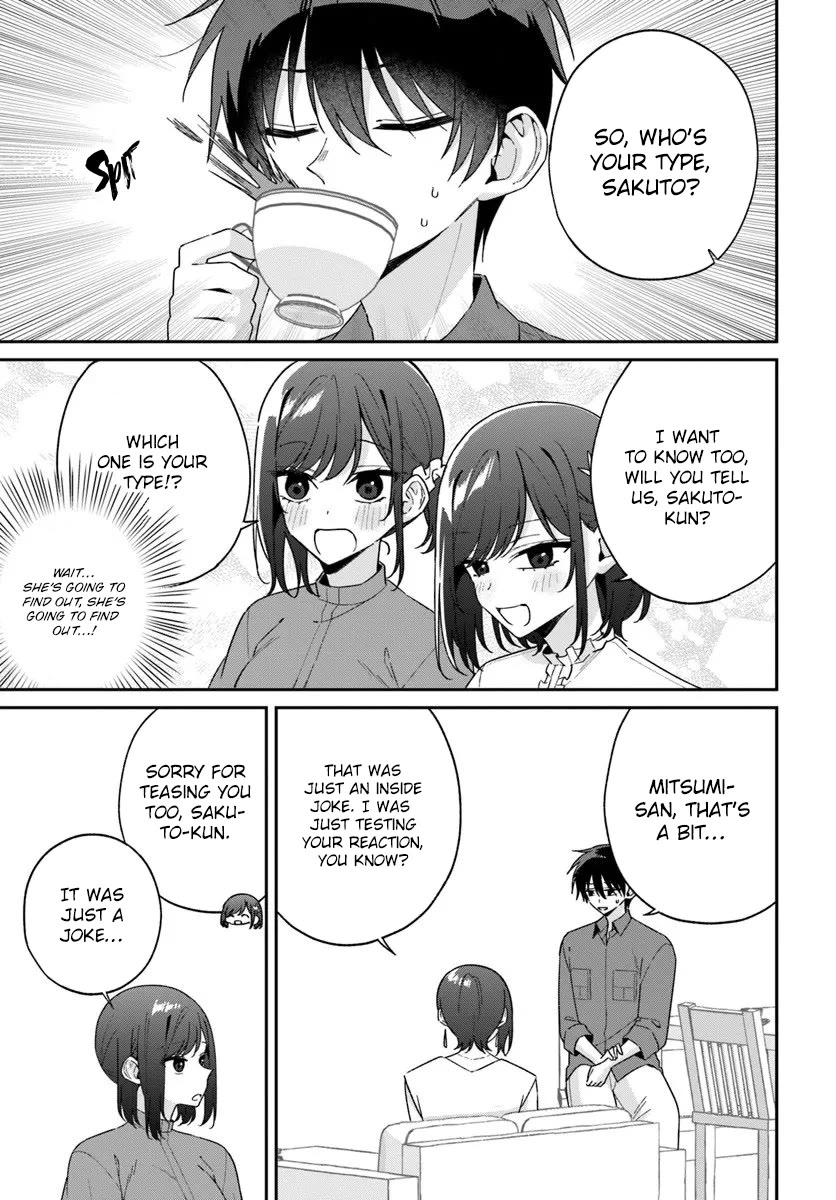 Why Don't You Make the Twins Your "Girlfriend" Together? Chapter 17.1 page 9 - Chapter 17.1: At their boyfriend's house...?