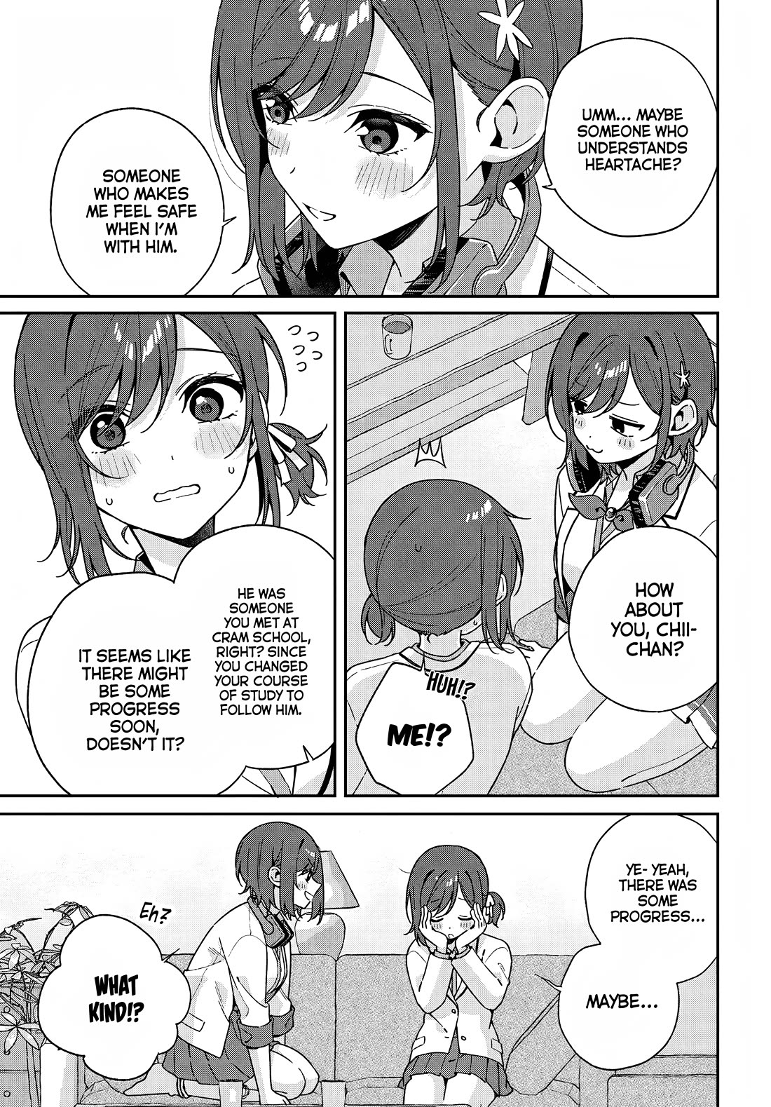 Why Don't You Make the Twins Your "Girlfriend" Together? Chapter 3.5 page 3 - Chapter 3.5: Twin talk 2: The person each other likes...?