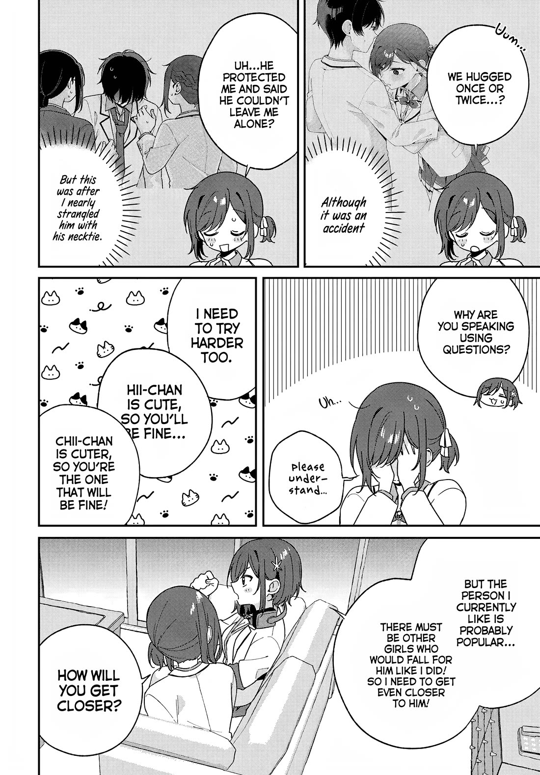 Why Don't You Make the Twins Your "Girlfriend" Together? Chapter 3.5 page 4 - Chapter 3.5: Twin talk 2: The person each other likes...?