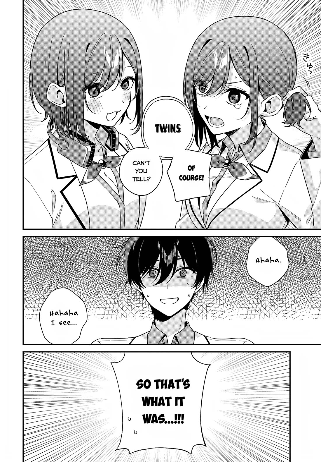 Why Don't You Make the Twins Your "Girlfriend" Together? Chapter 4 page 31 - Chapter 4: The one that was wasting your time solving was....?