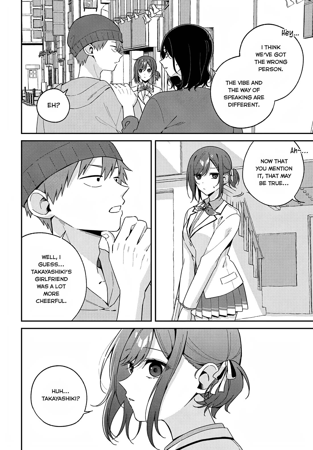 Why Don't You Make the Twins Your "Girlfriend" Together? Chapter 4 page 6 - Chapter 4: The one that was wasting your time solving was....?