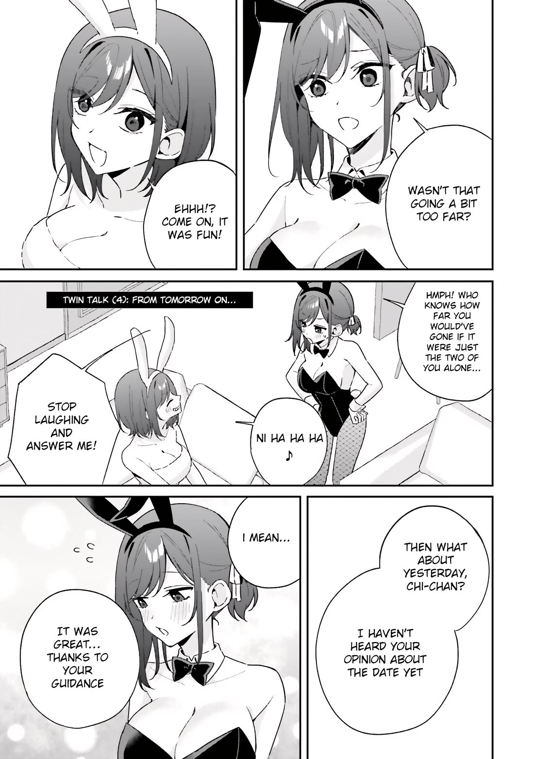 Why Don't You Make the Twins Your "Girlfriend" Together? Chapter 8.5 page 1 - Chapter 8.5: Twin talk (4): From tomorrow on...
