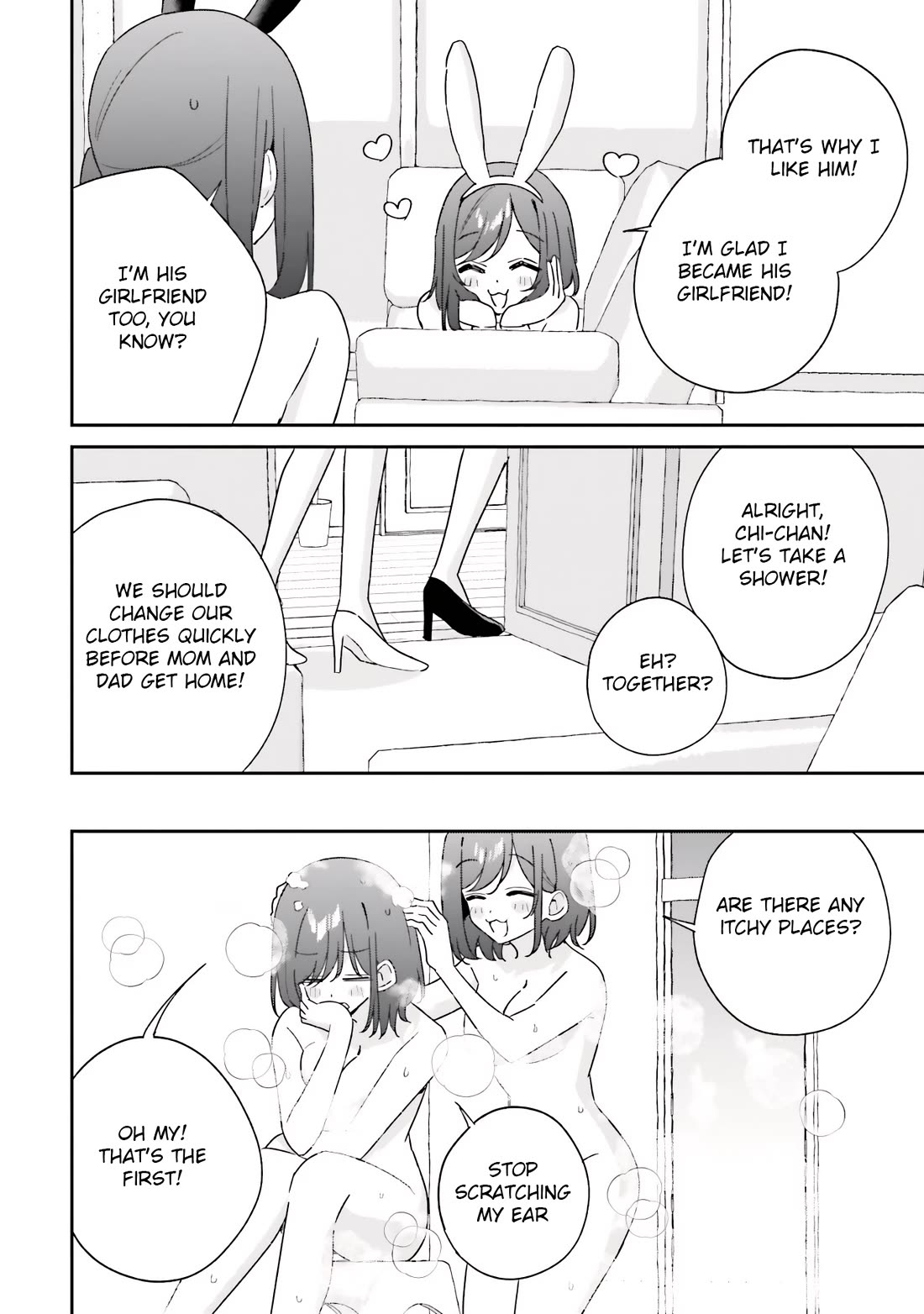 Why Don't You Make the Twins Your "Girlfriend" Together? Chapter 8.5 page 4 - Chapter 8.5: Twin talk (4): From tomorrow on...