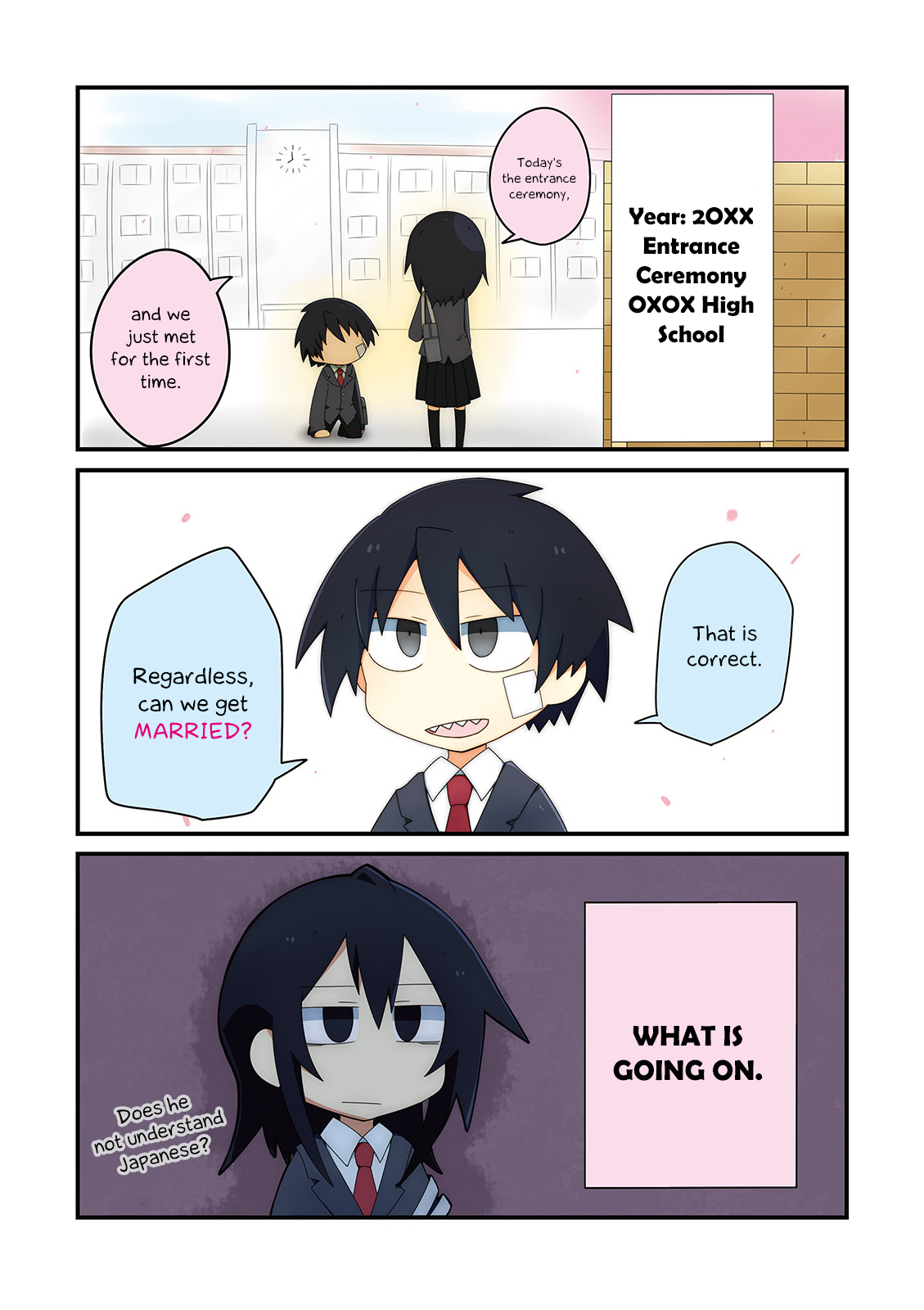 Why Naitou Chapter 1 page 5 - Chapter 1 : It's chapter 1