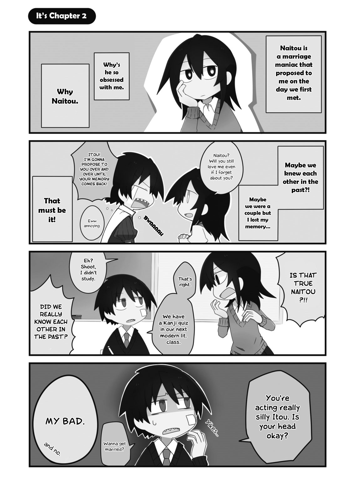 Why Naitou Chapter 2 page 3 - Chapter 2 : It's chapter 2