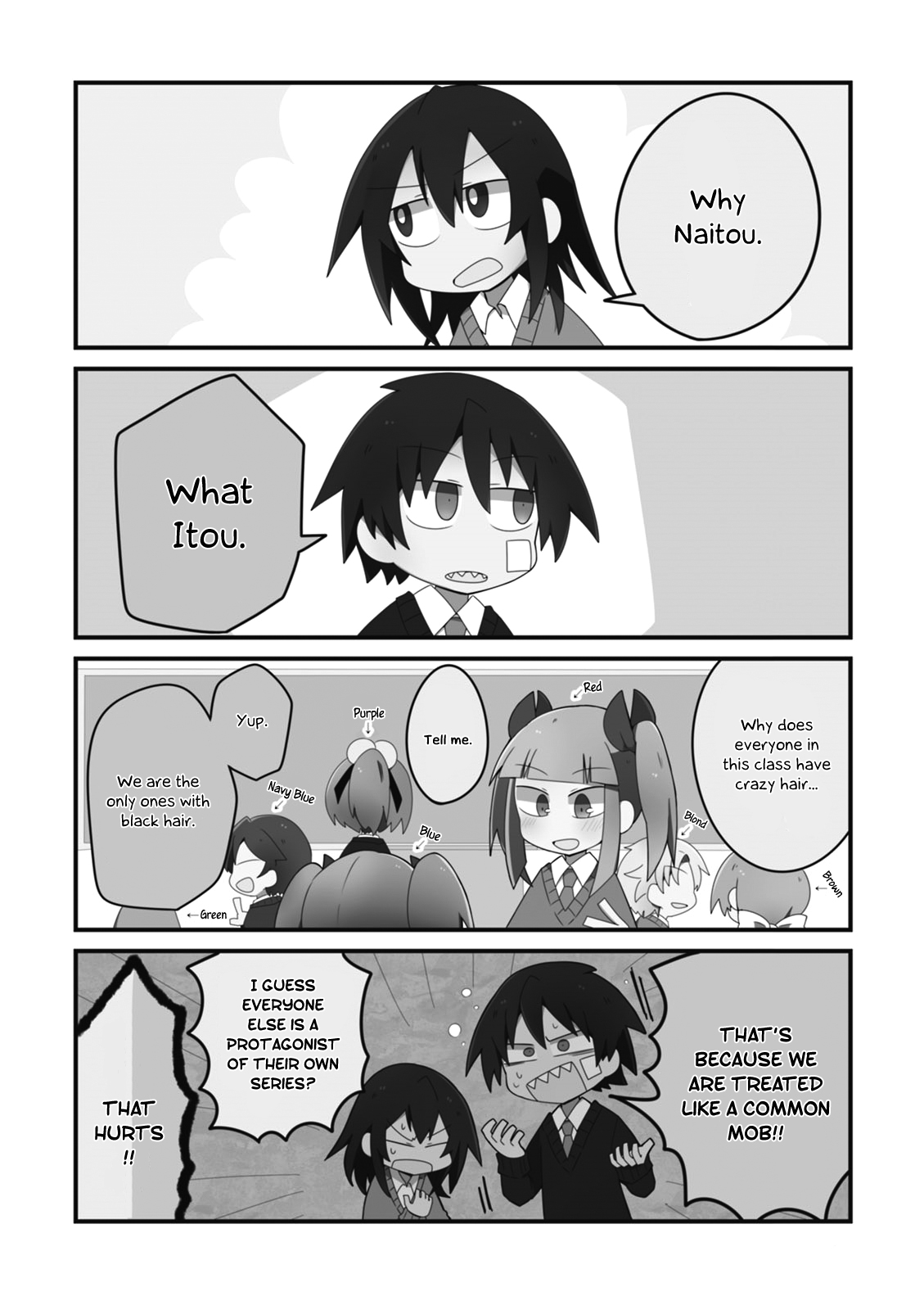 Why Naitou Chapter 2 page 4 - Chapter 2 : It's chapter 2