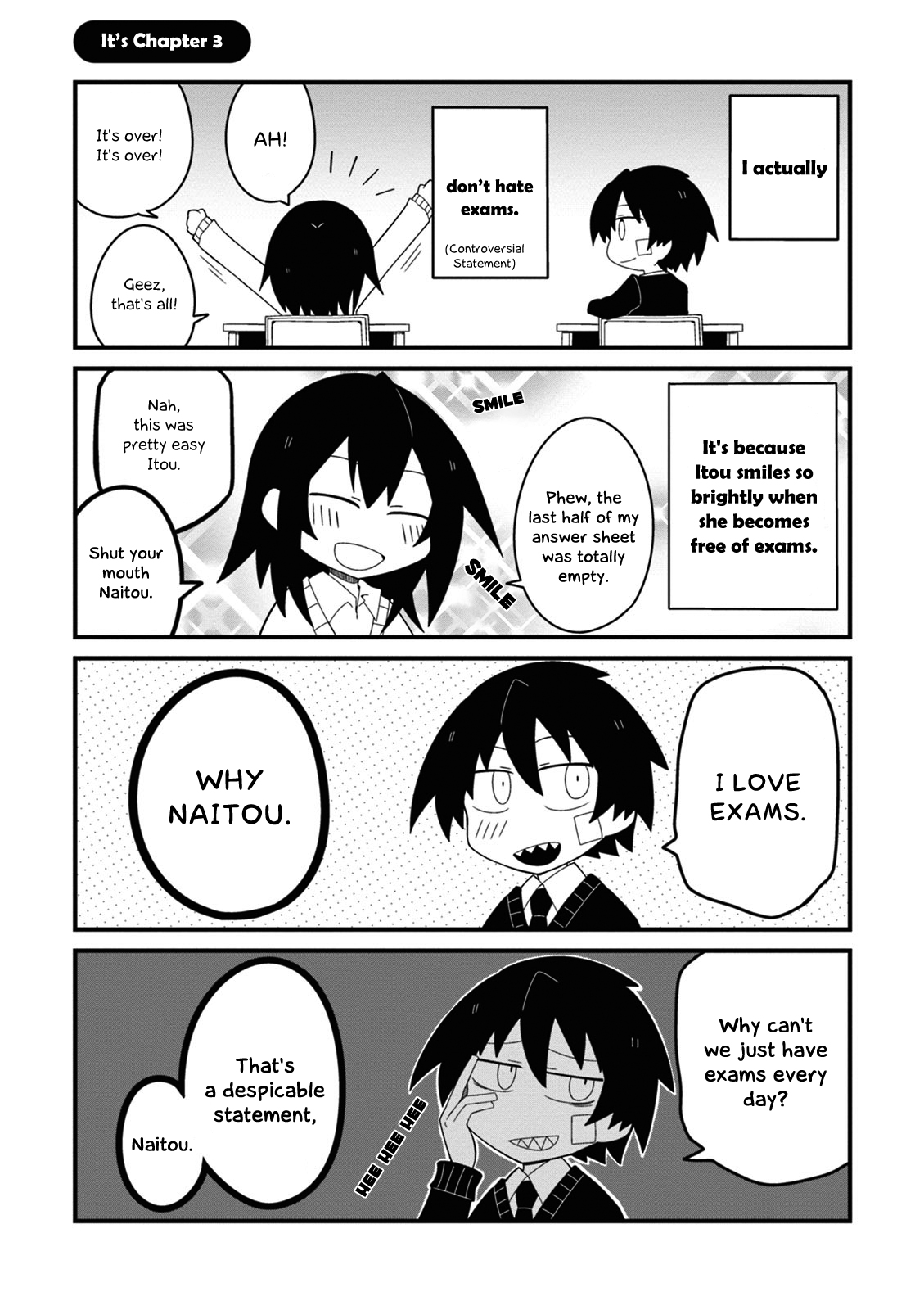 Why Naitou Chapter 3 page 3 - Chapter 3 : It's chapter 3