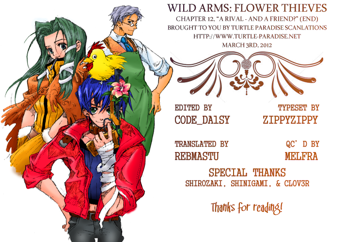 Wild Arms - Hananusubito Chapter 12 page 32 - Chapter 12: A Rival- And Friend? [END]