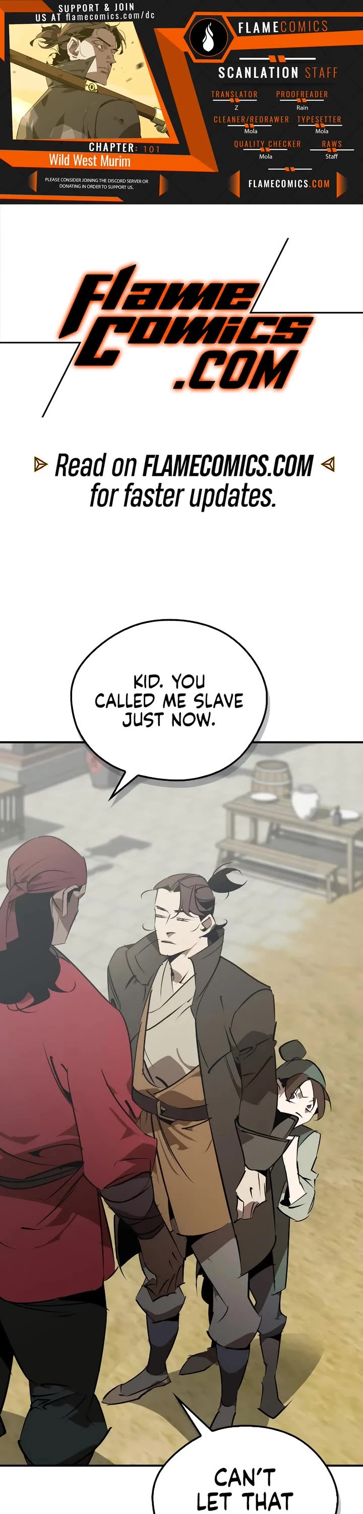 Wild West Murim Chapter 101 page 1 - Chapter 101