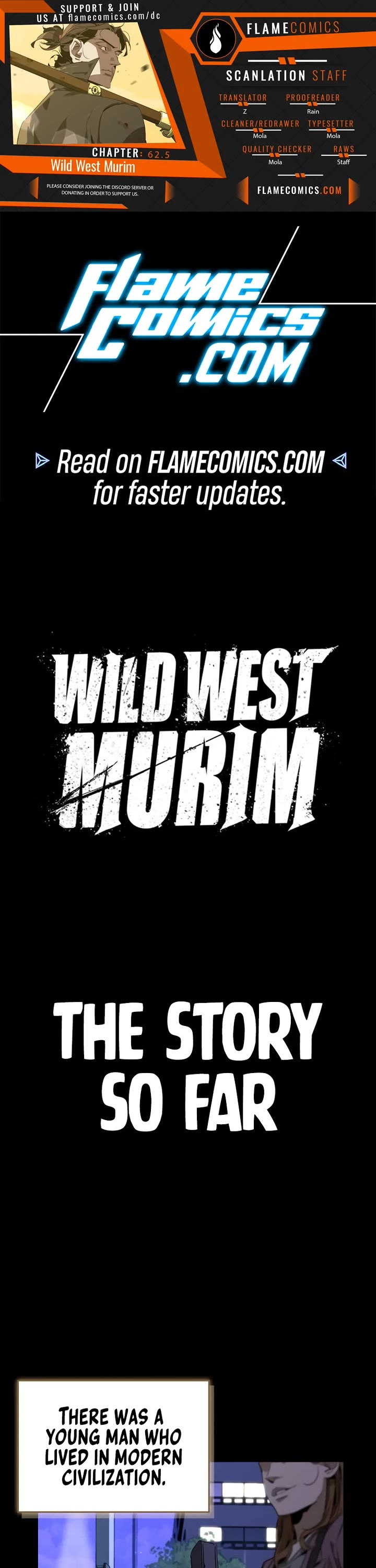 Wild West Murim Chapter 62.5 page 1 - Chapter 62.5: "Season 2 Prologue"