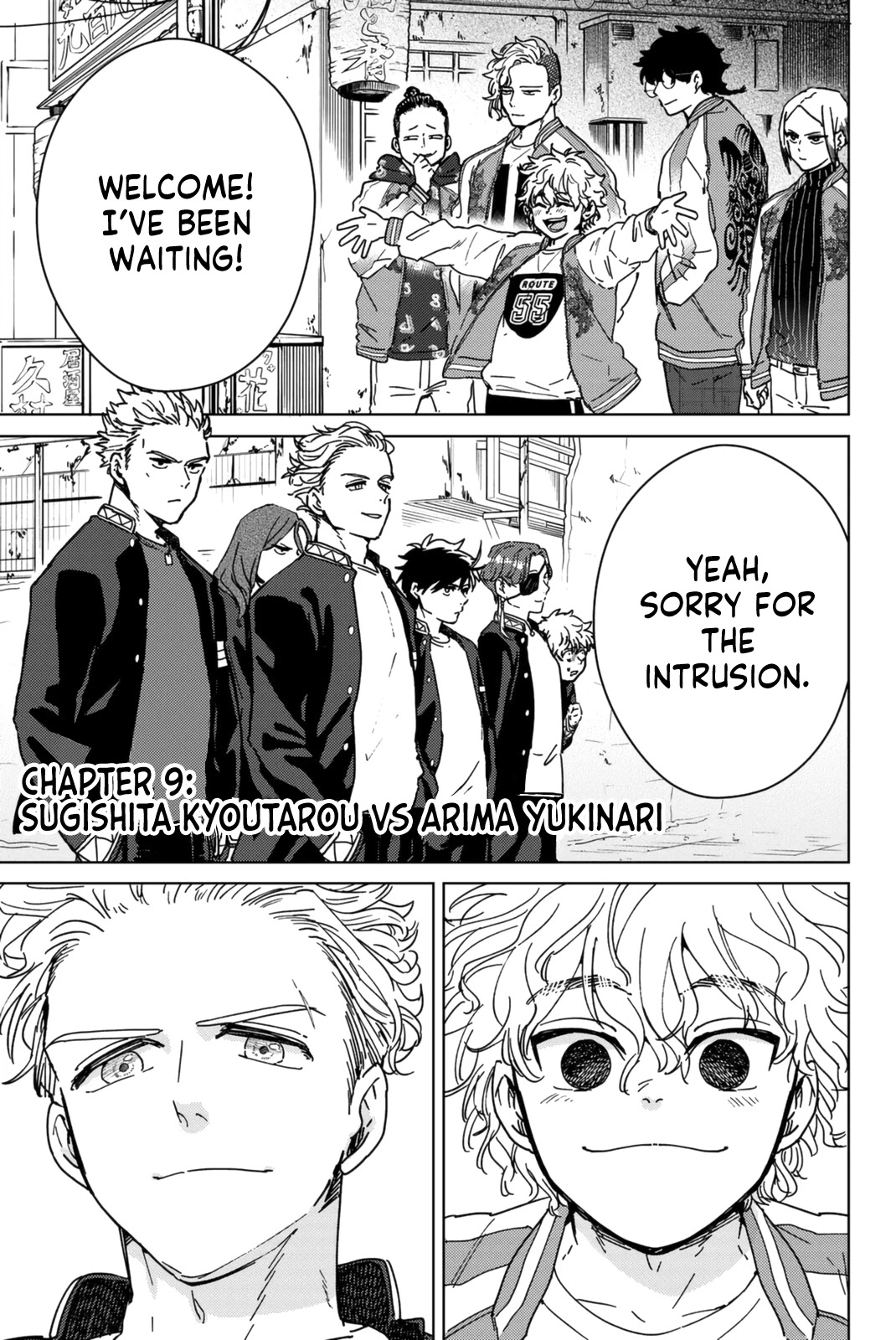 Wind Breaker (NII Satoru) Chapter 10 page 1 - Chapter 10: Sugishita Kyoutarou vs Arima Yukinari