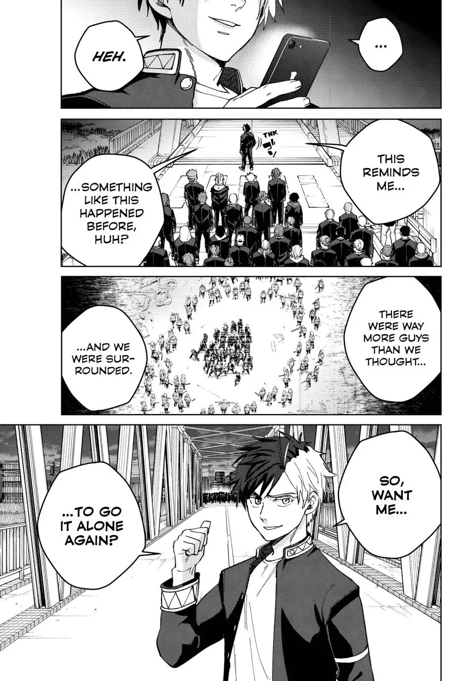 Wind Breaker (NII Satoru) Chapter 100 page 12 - Chapter 100: The Great Fires of Extinction - Opening Arc